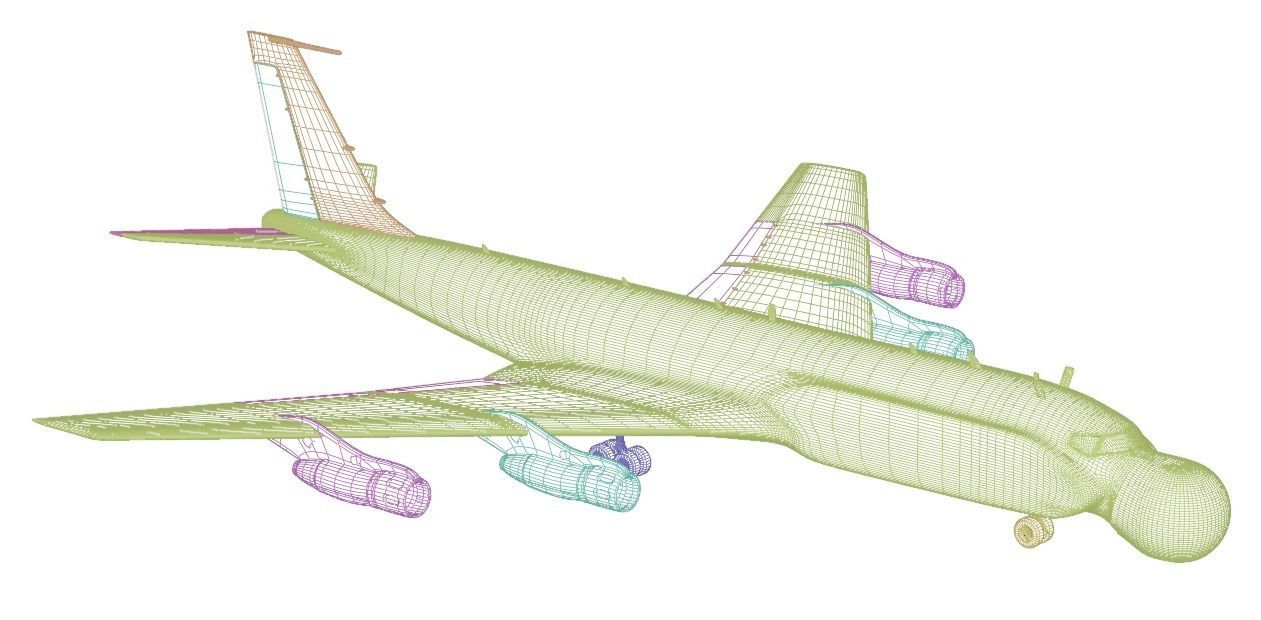 Next-Level Surveillance Aircraft - ELM 2075 PHALCON - Low-poly 3D model_34