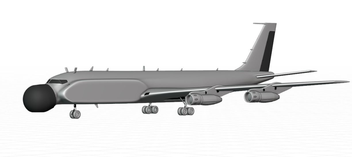 Next-Level Surveillance Aircraft - ELM 2075 PHALCON - Low-poly 3D model_28