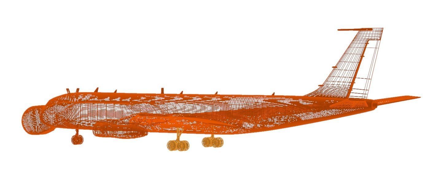 Next-Level Surveillance Aircraft - ELM 2075 PHALCON - Low-poly 3D model_22