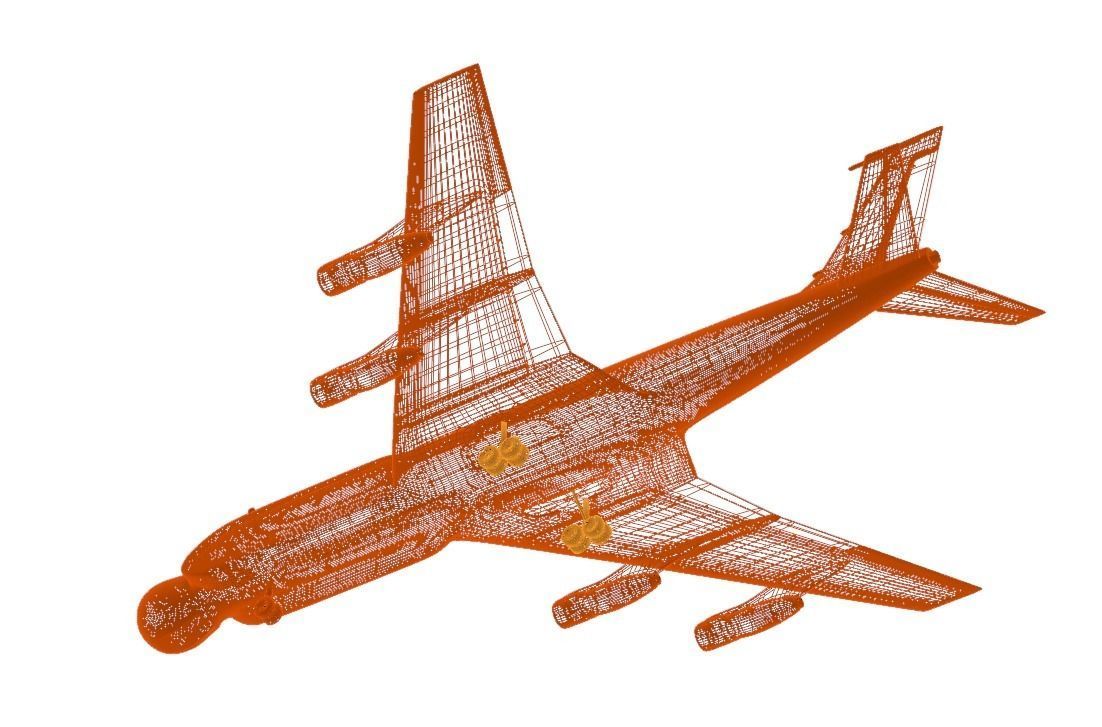 Next-Level Surveillance Aircraft - ELM 2075 PHALCON - Low-poly 3D model_23