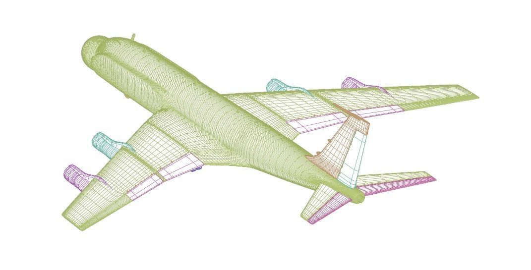 Next-Level Surveillance Aircraft - ELM 2075 PHALCON - Low-poly 3D model_36