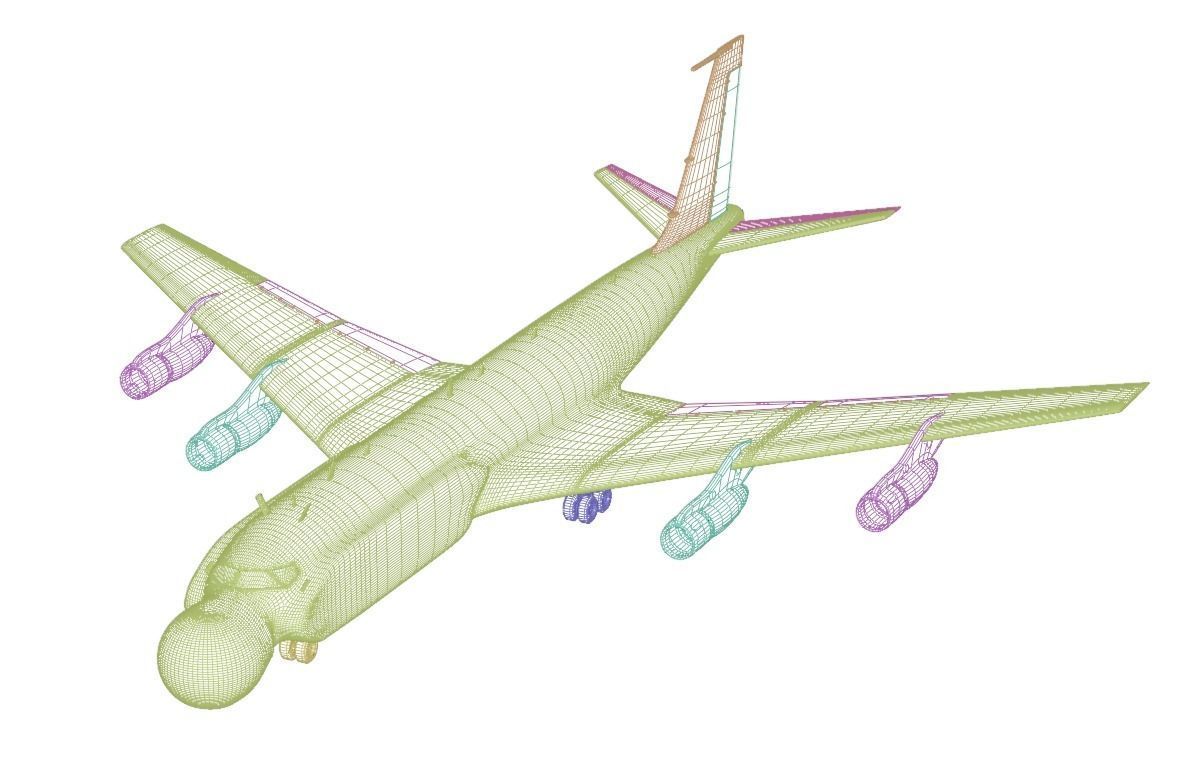 Next-Level Surveillance Aircraft - ELM 2075 PHALCON - Low-poly 3D model_33