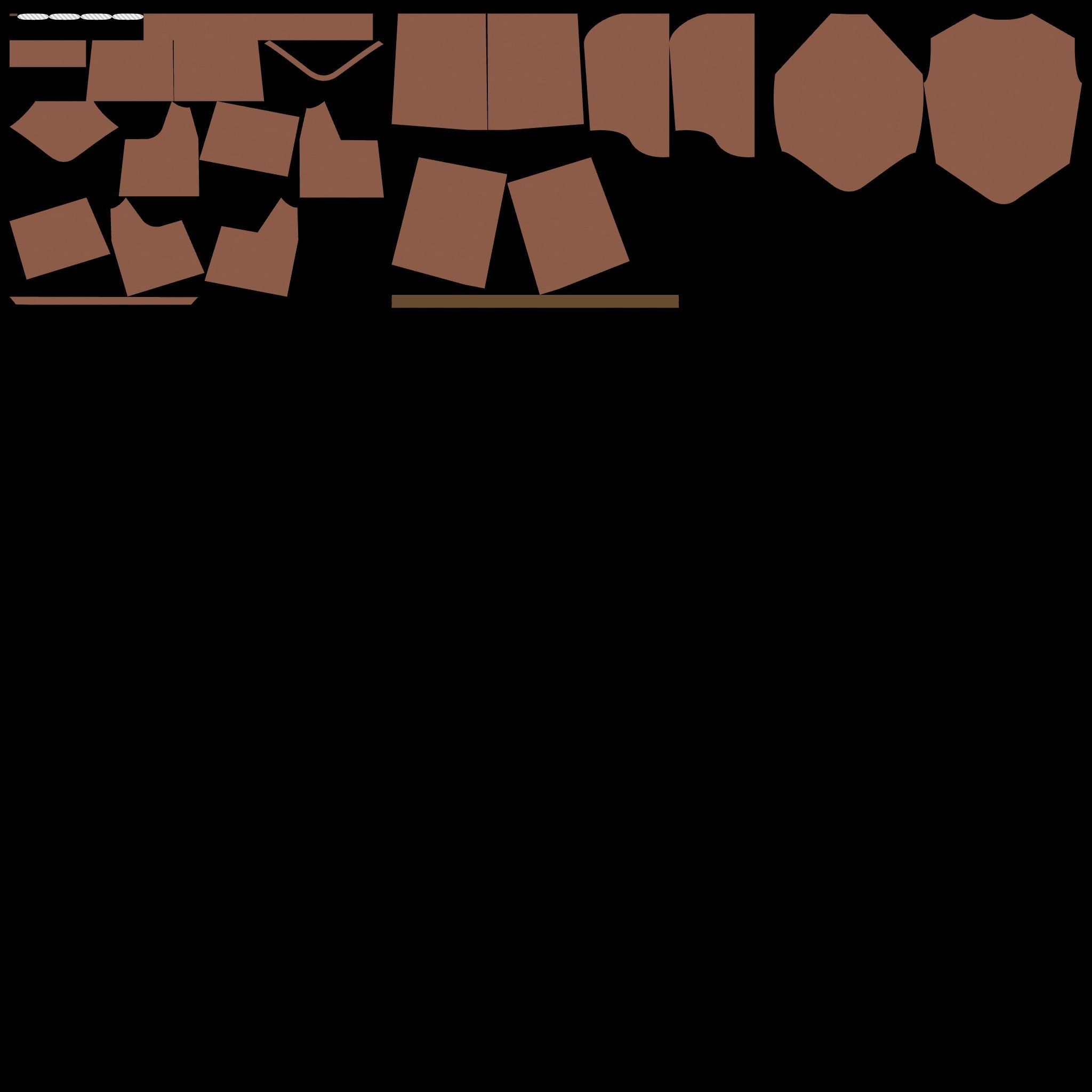 female fashion outfit 3D model 3D model_7