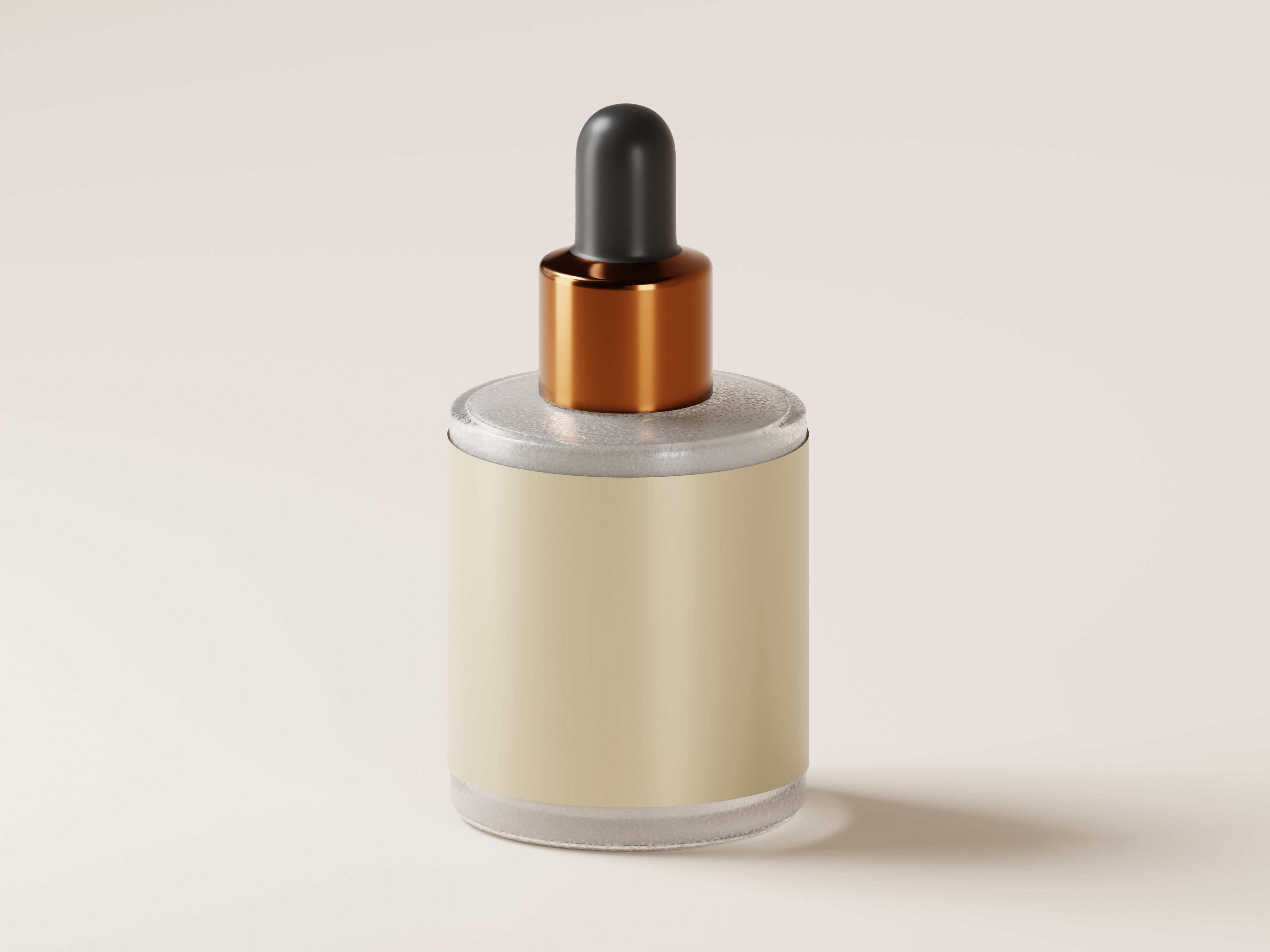Cosmetic Dropper Bottle 3D Model Low-poly 3D model_3