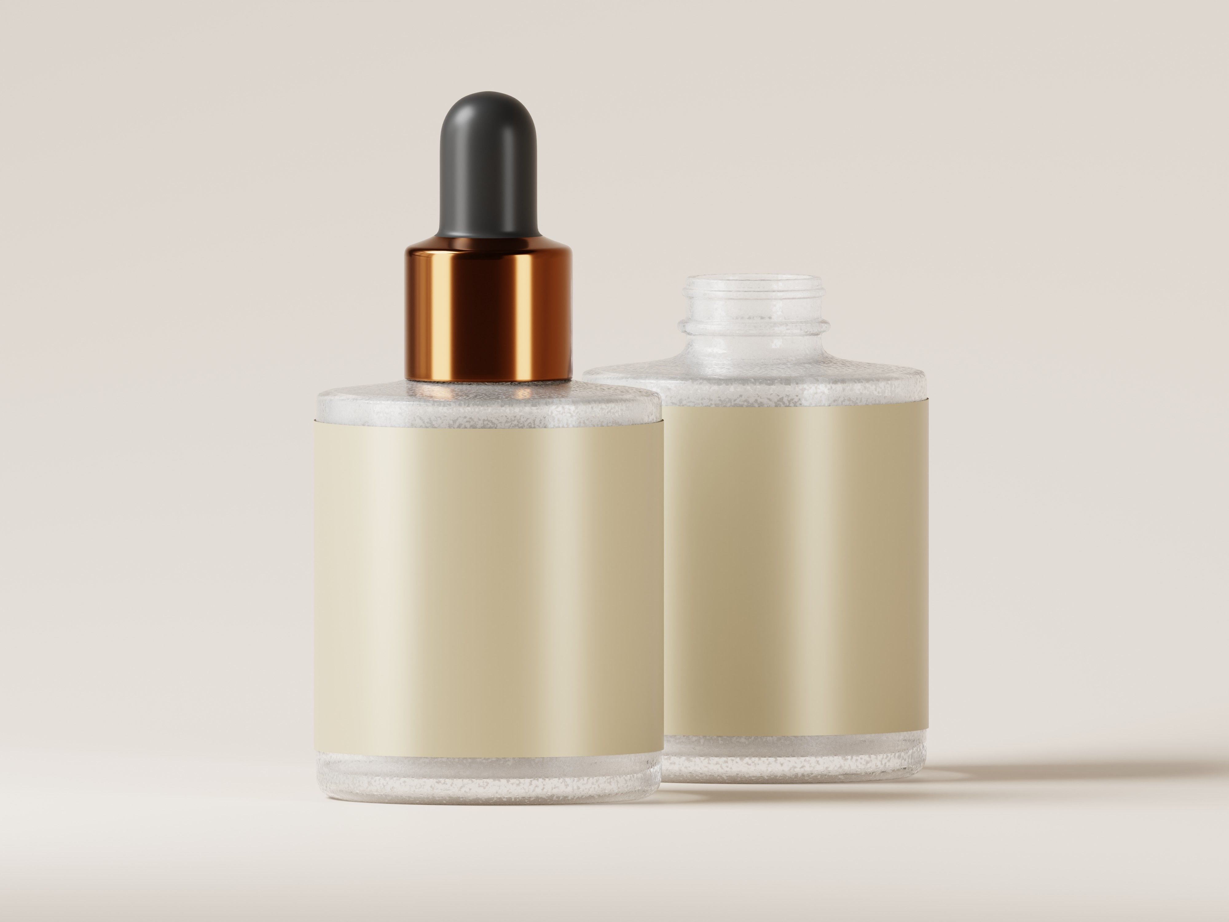 Cosmetic Dropper Bottle 3D Model Low-poly 3D model_4