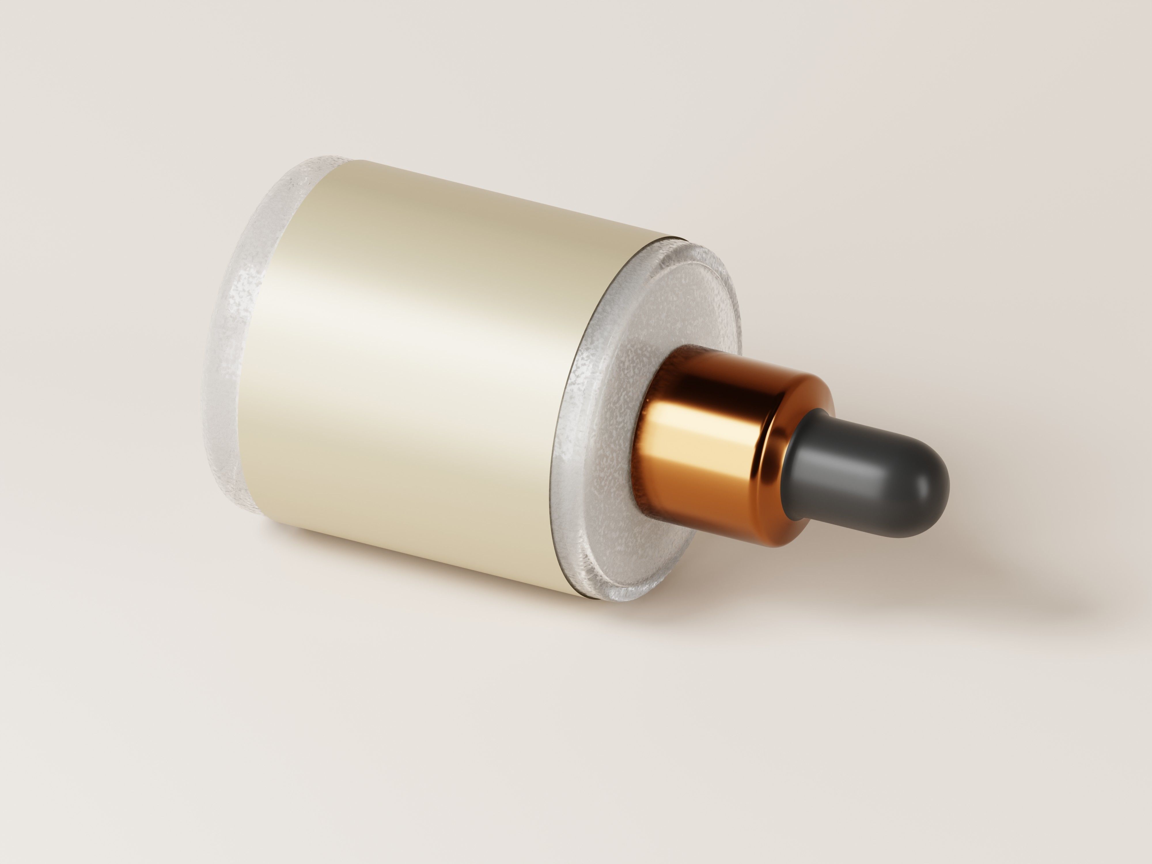 Cosmetic Dropper Bottle 3D Model Low-poly 3D model_9