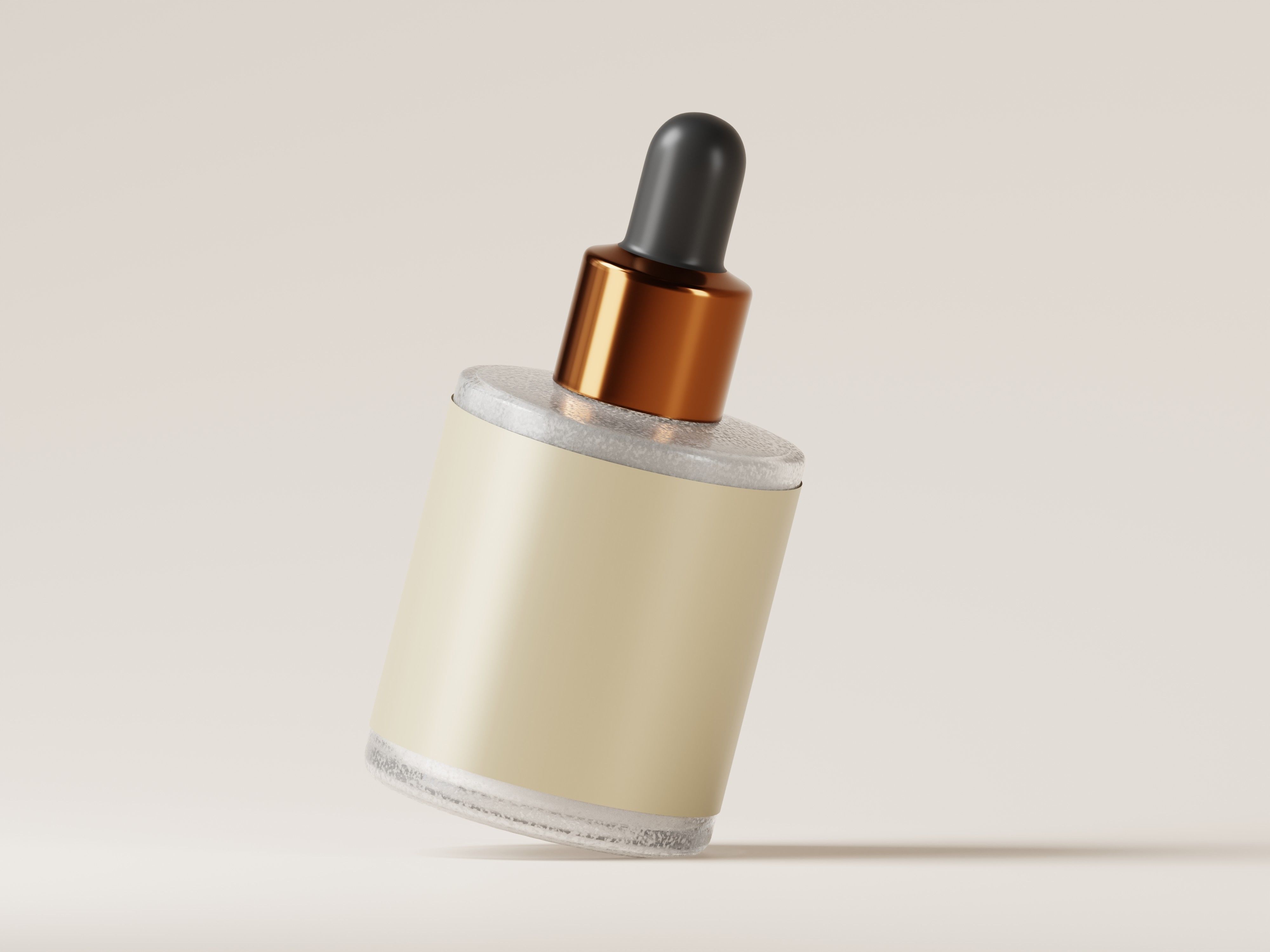 Cosmetic Dropper Bottle 3D Model Low-poly 3D model_6