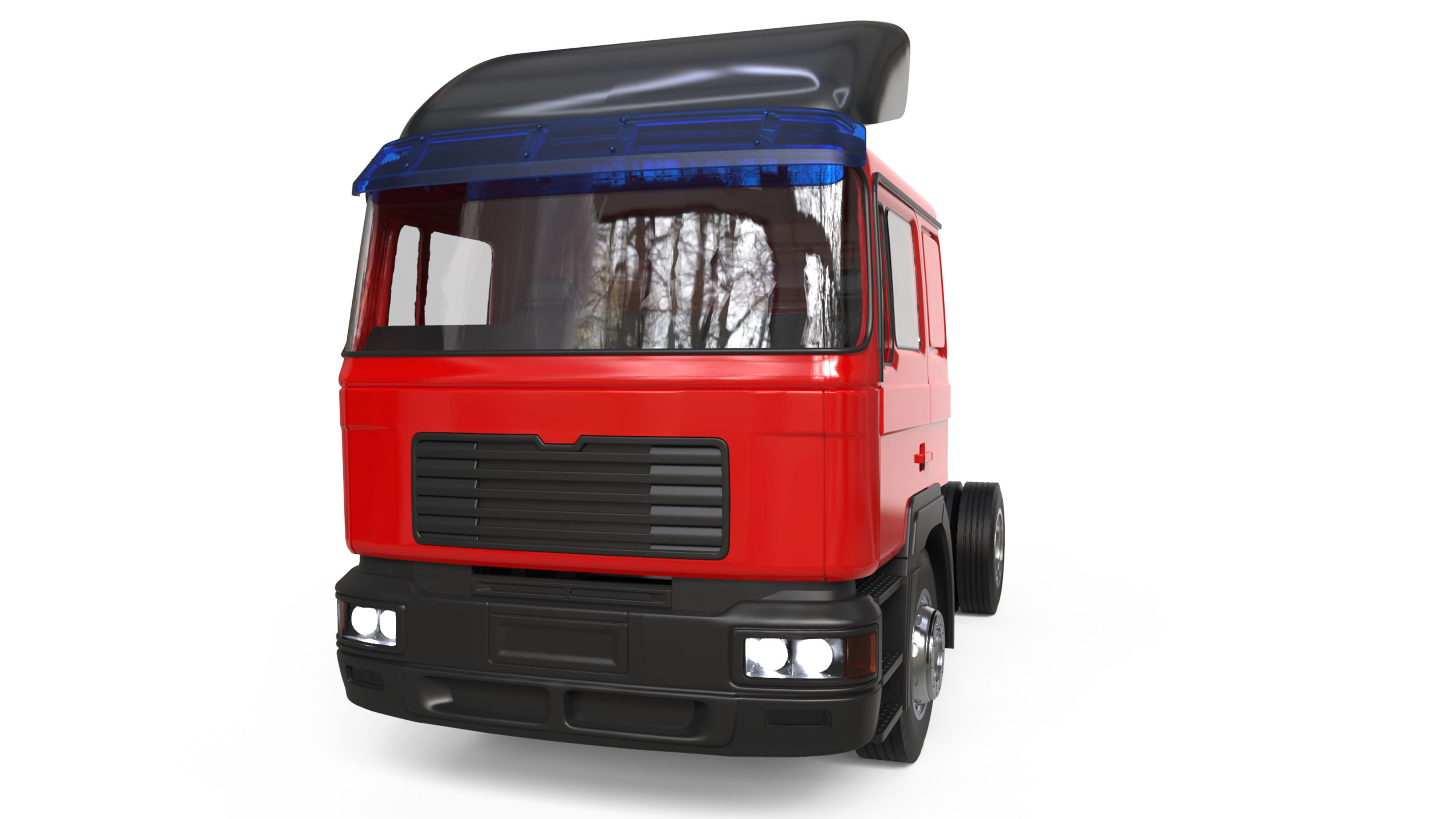 3d printer files F2000 truck trailer German Truck COE 3D print model_8