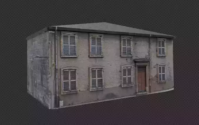 Ultra realistic old building