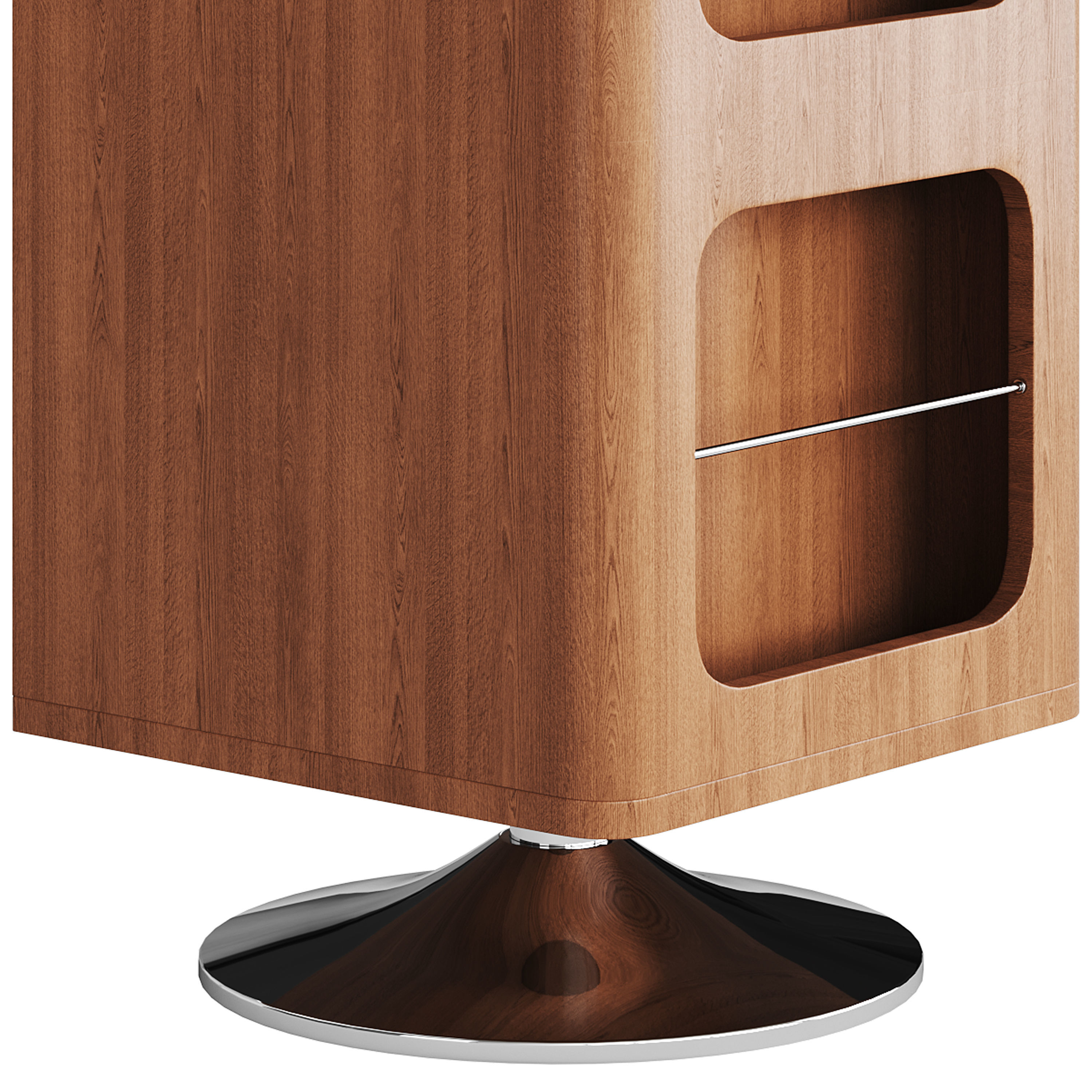 Rotating Side Table 3D model_3