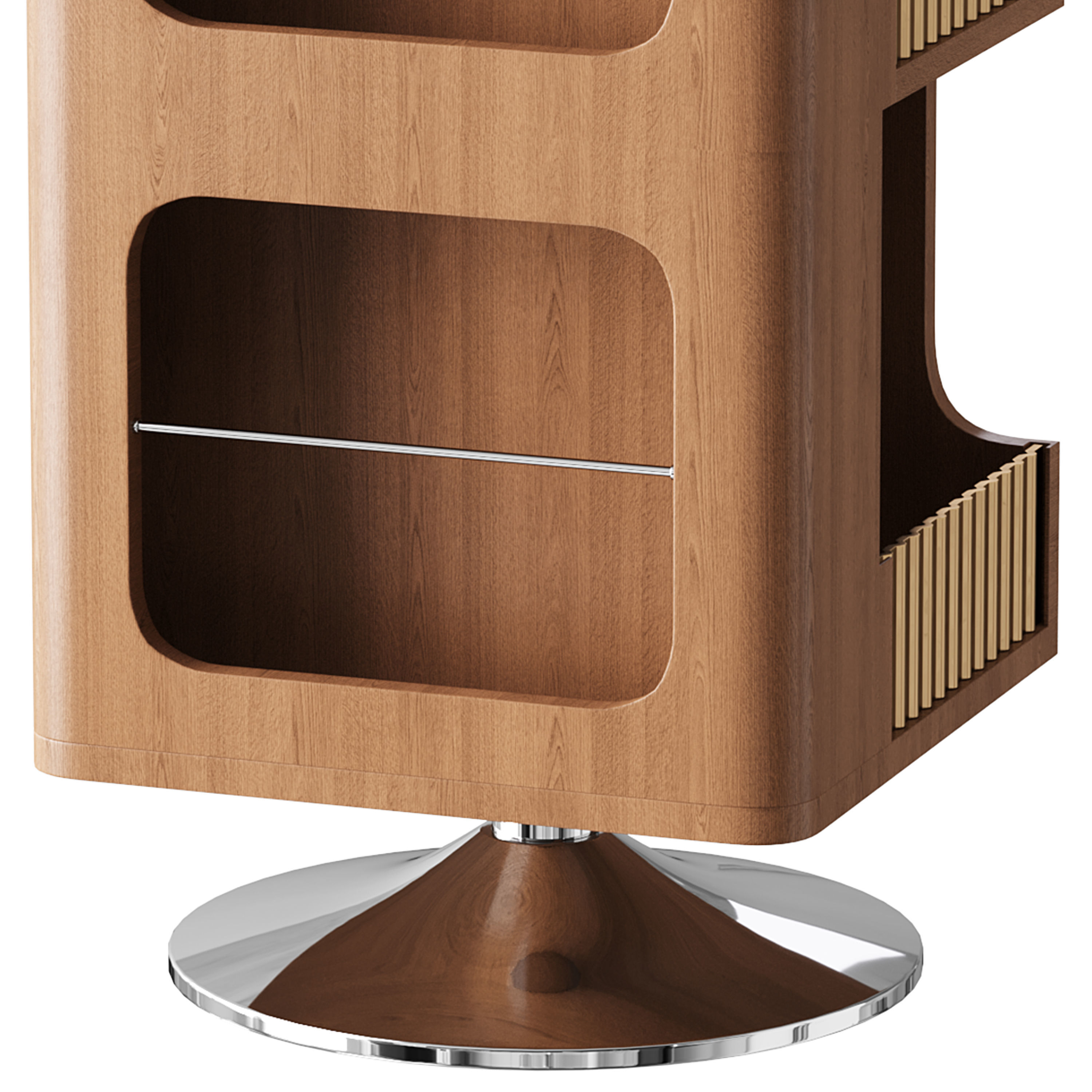 Rotating Side Table 3D model_7