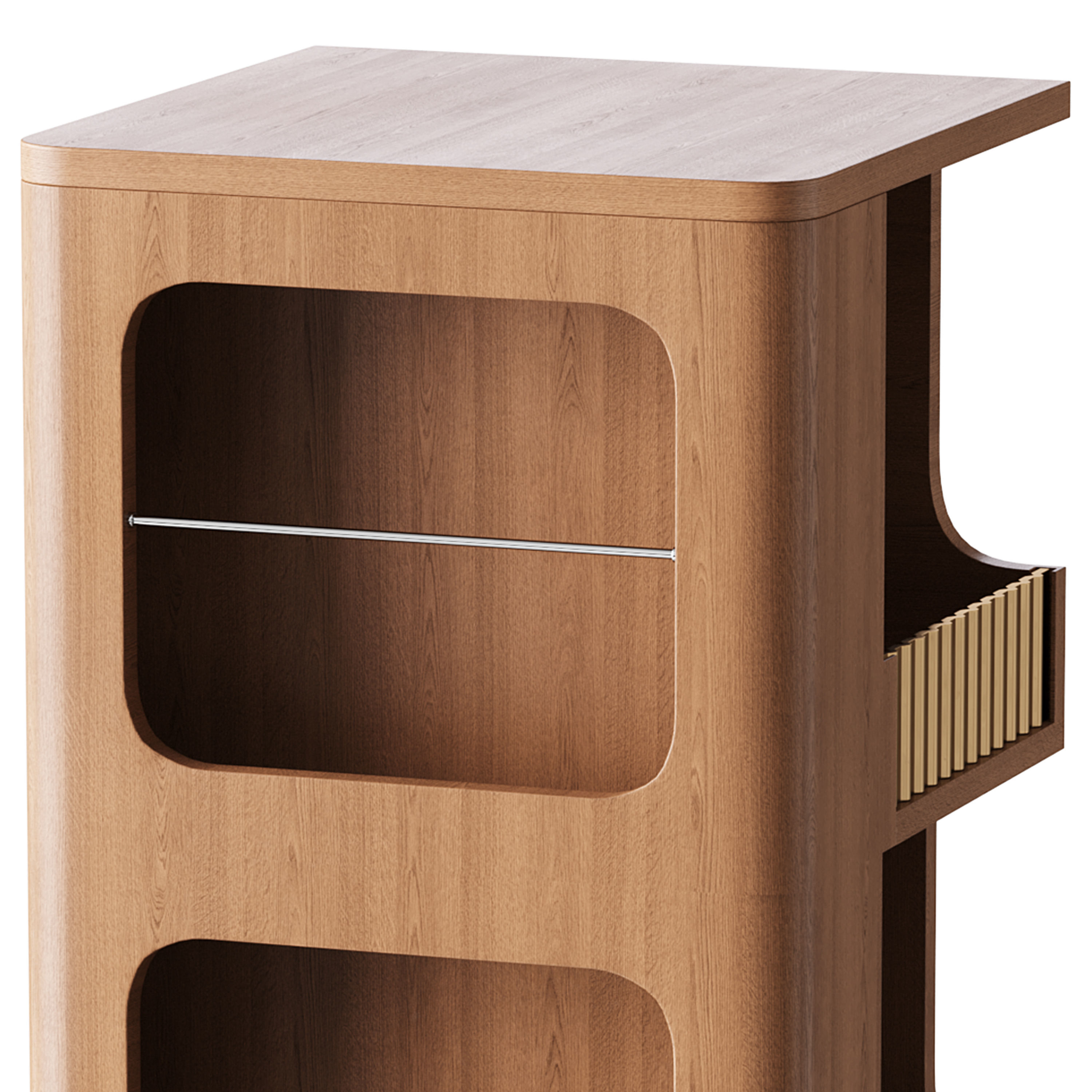 Rotating Side Table 3D model_6