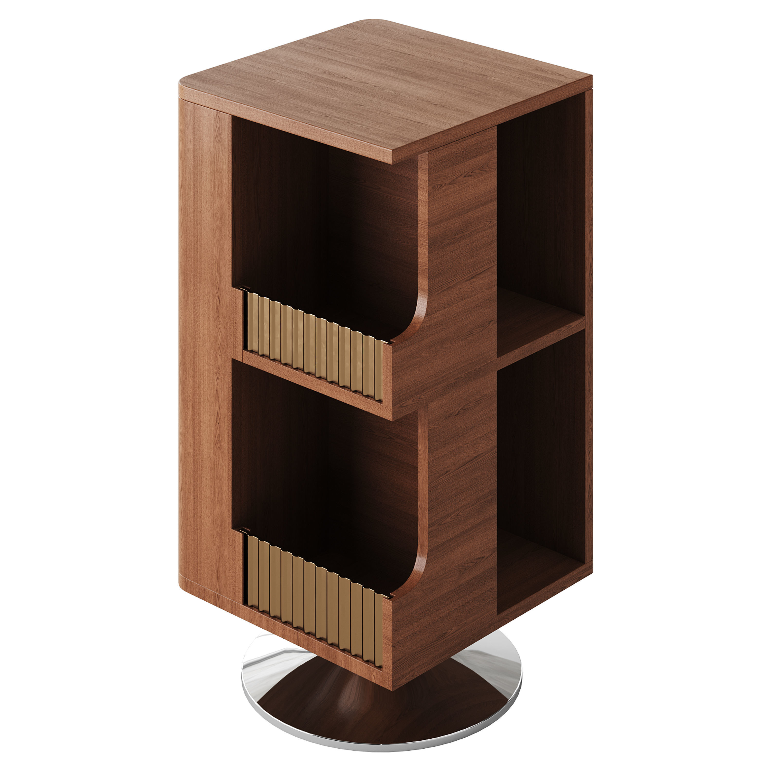 Rotating Side Table 3D model_4
