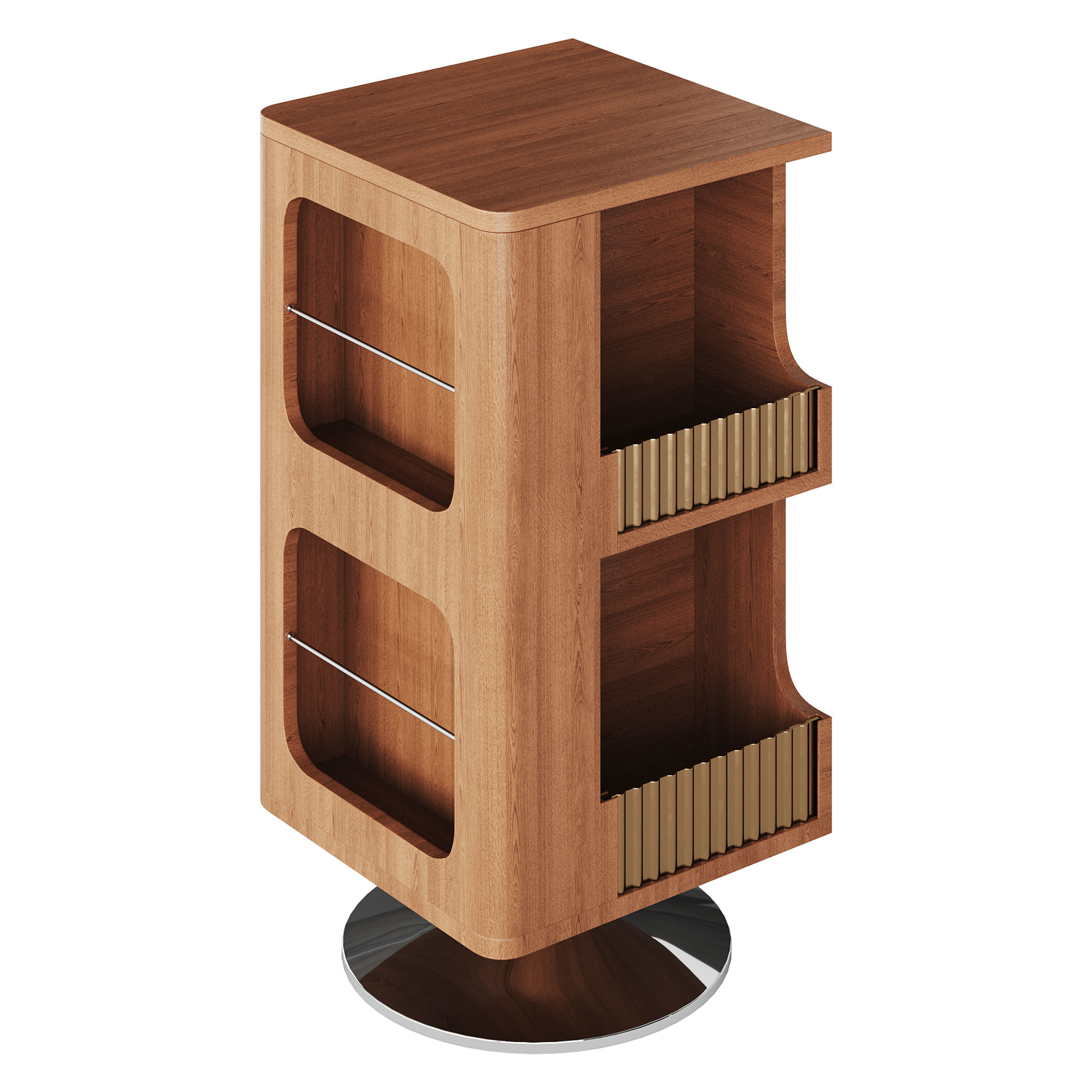 Rotating Side Table 3D model_13
