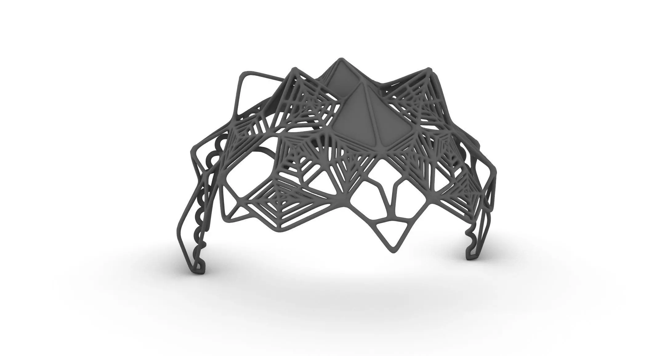Spider Tiara  3D print model_0