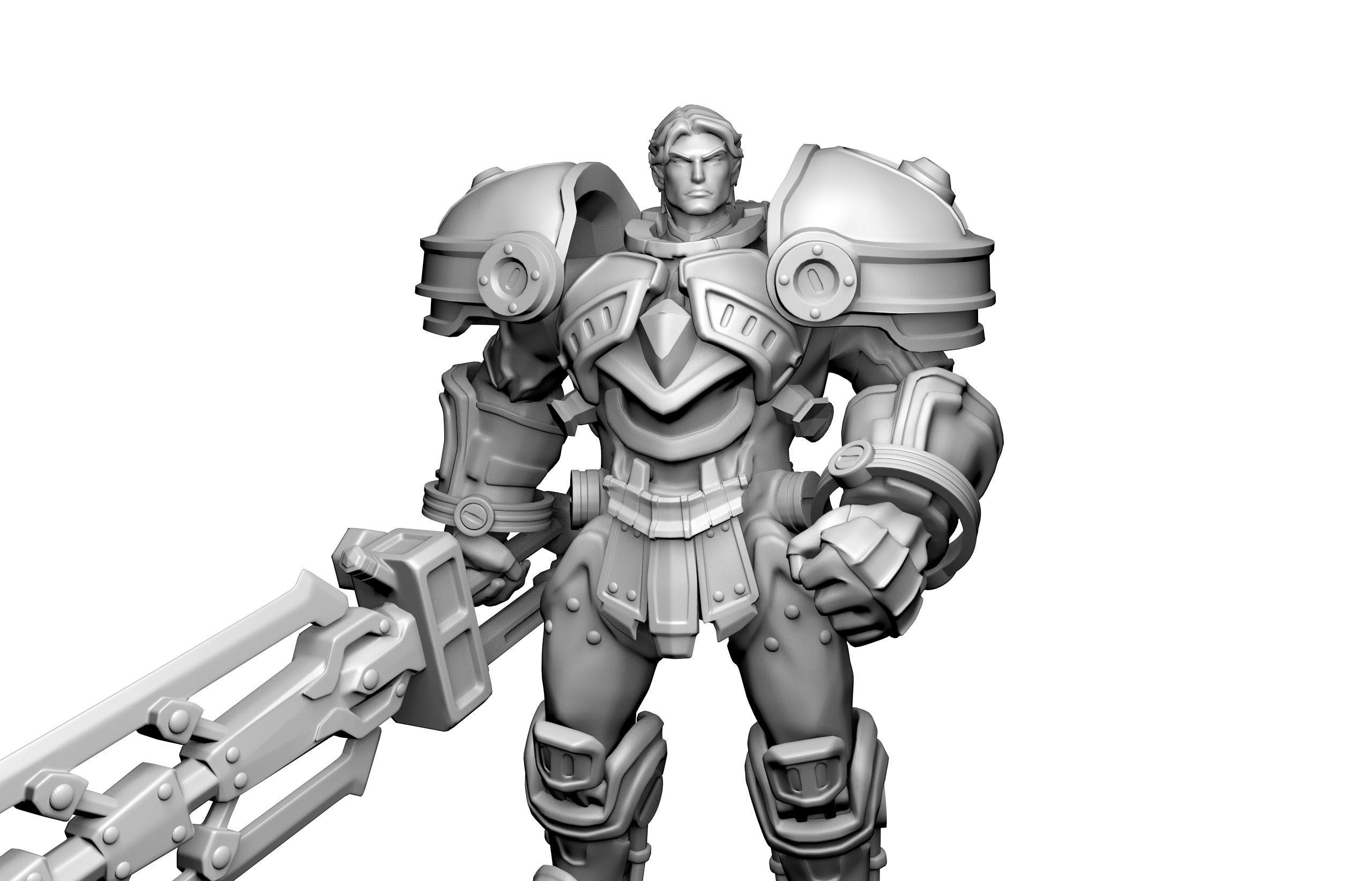 Garen- Steel Legion Garen 3D print model_7