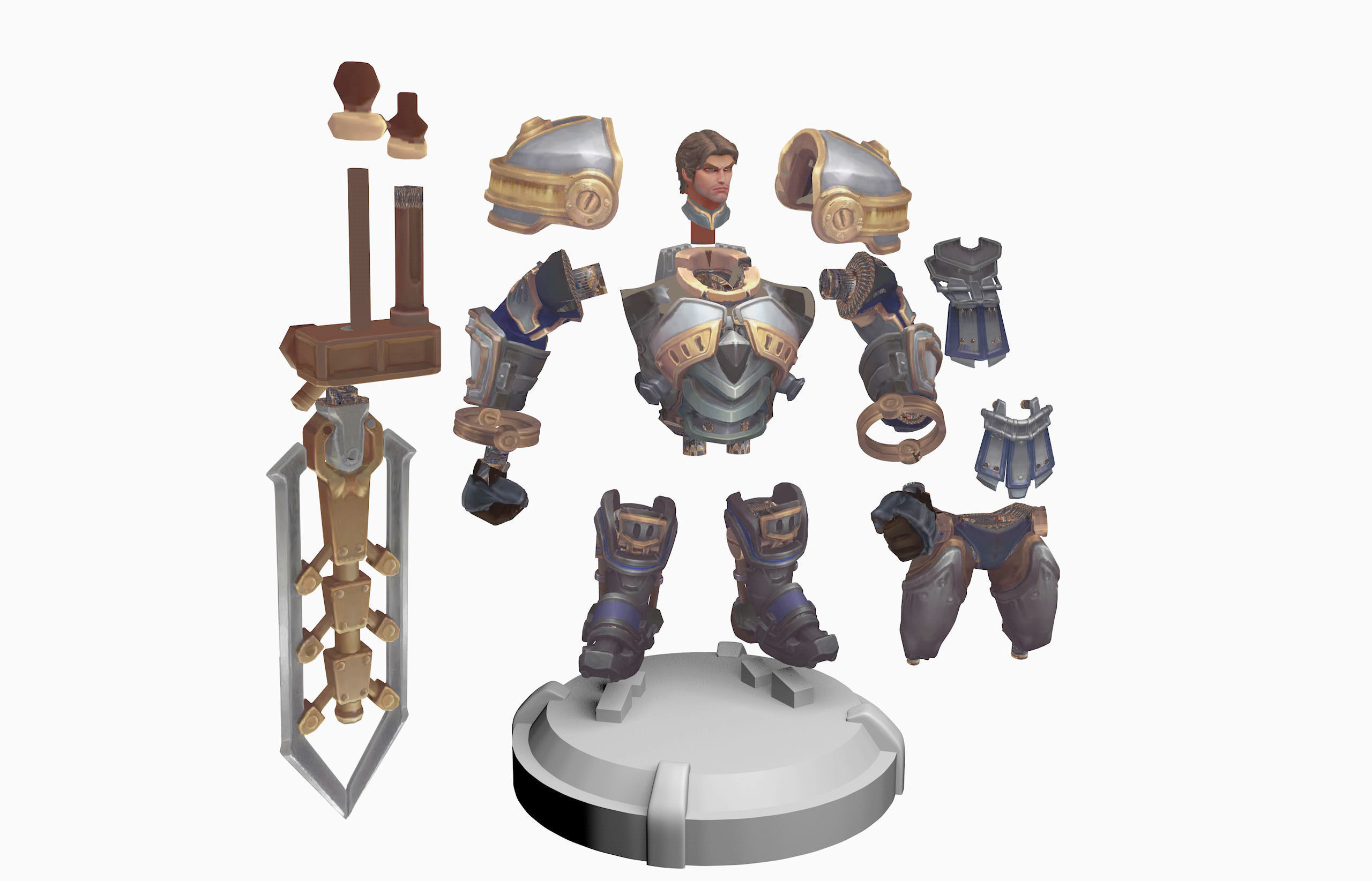 Garen- Steel Legion Garen 3D print model_9