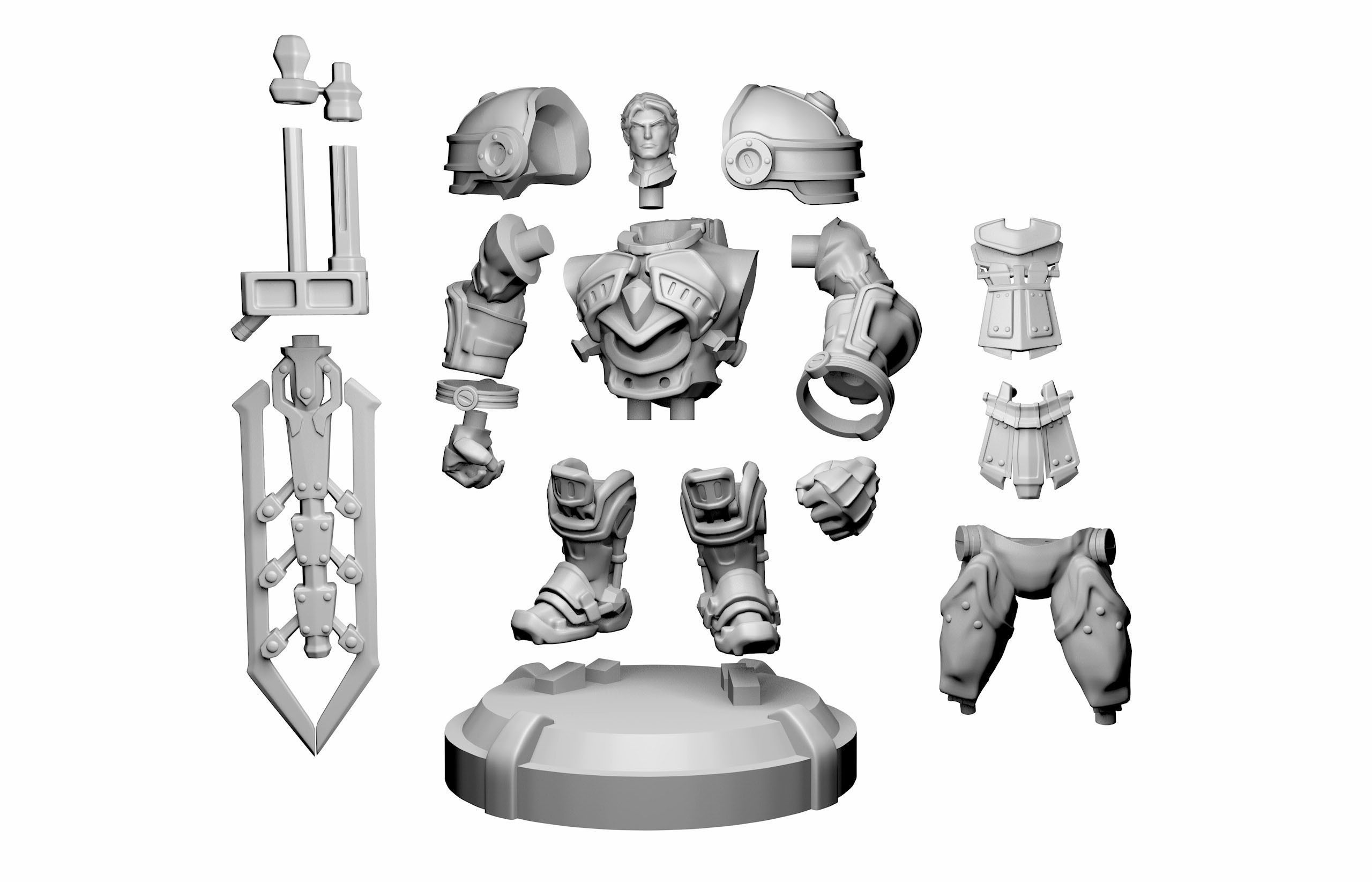 Garen- Steel Legion Garen 3D print model_8