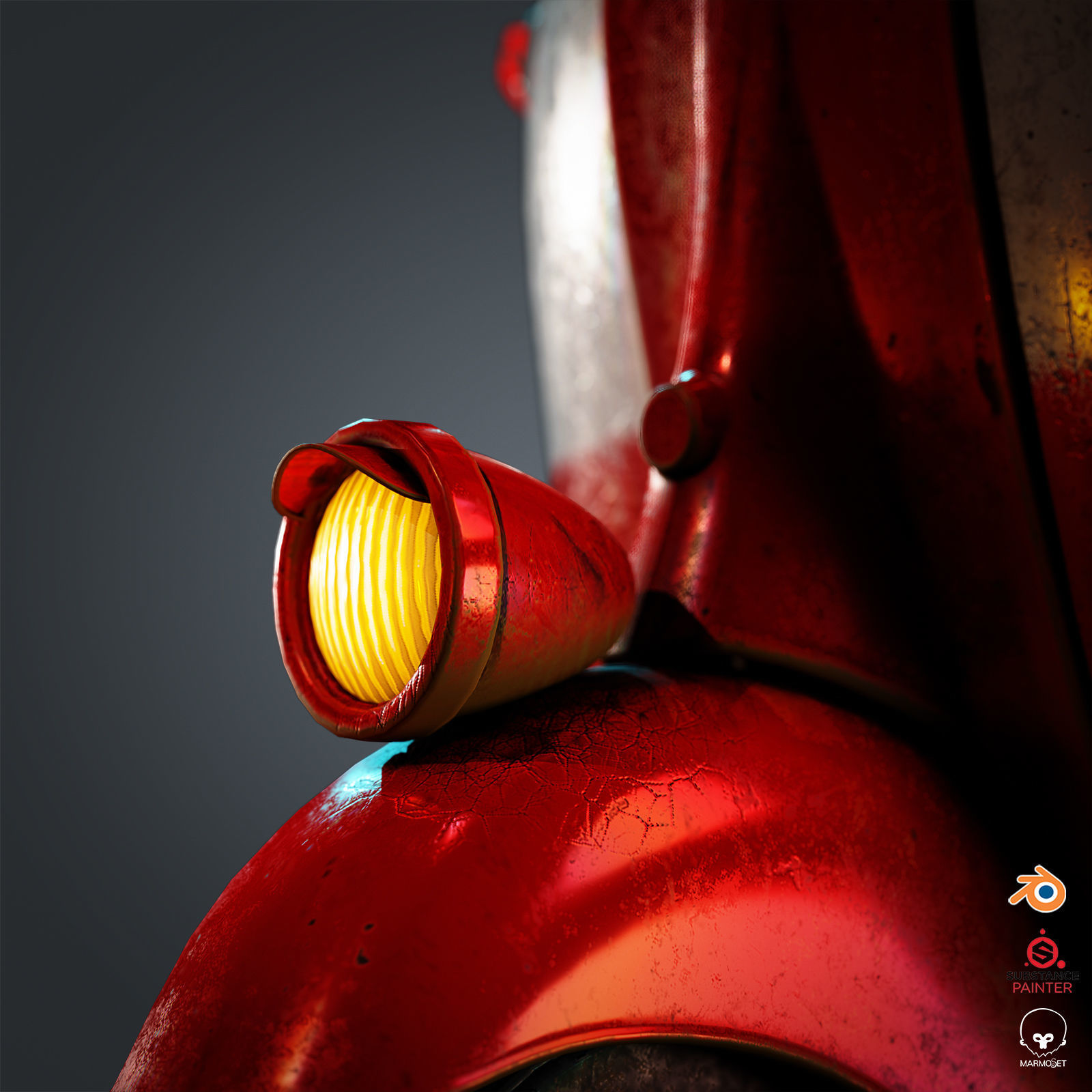 Sci Fi Ape Pentaro 3D model_6