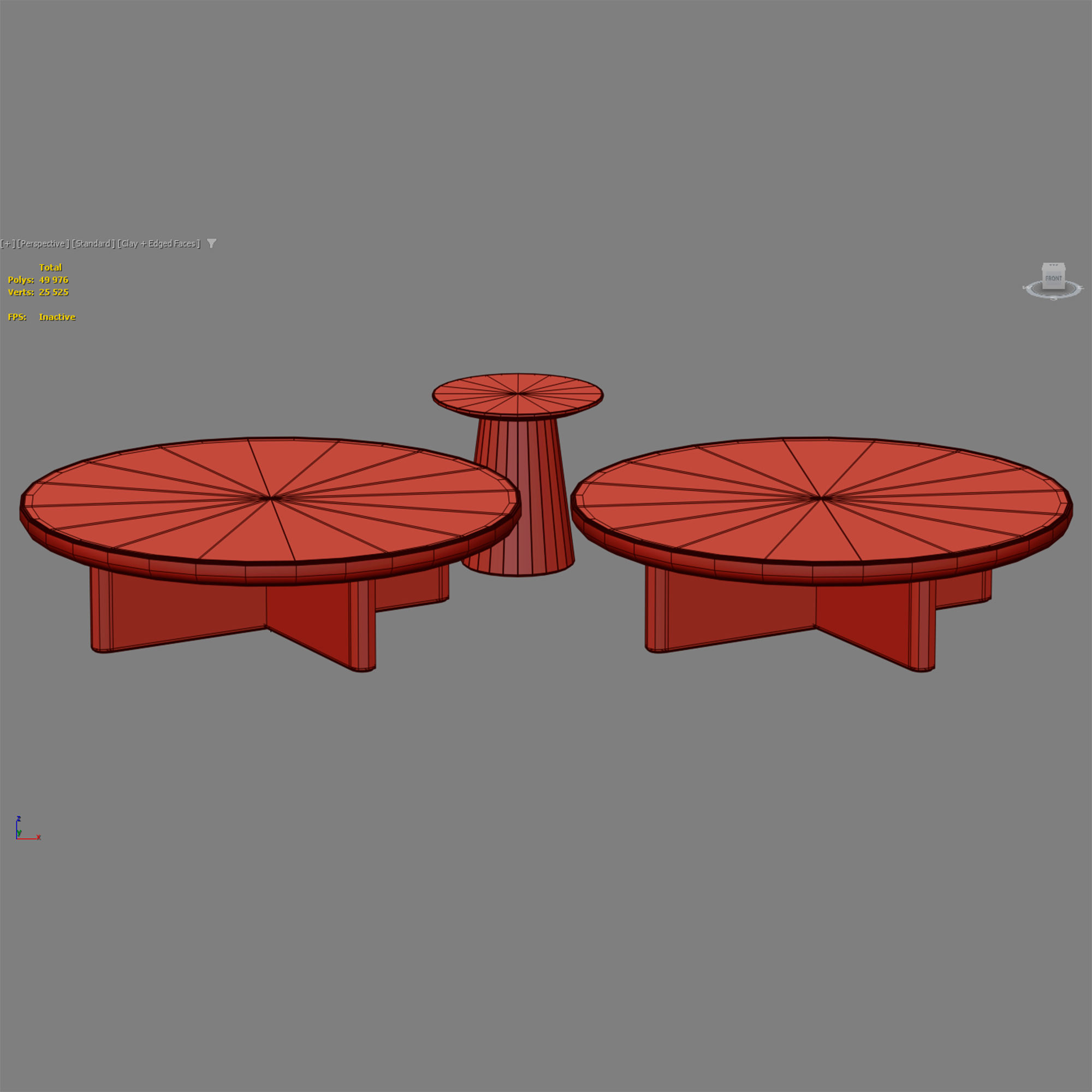 Kettal Cala coffee table 3D model_8