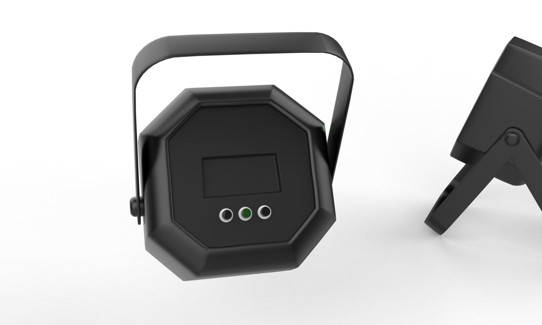 led rgb par light 3D model_2