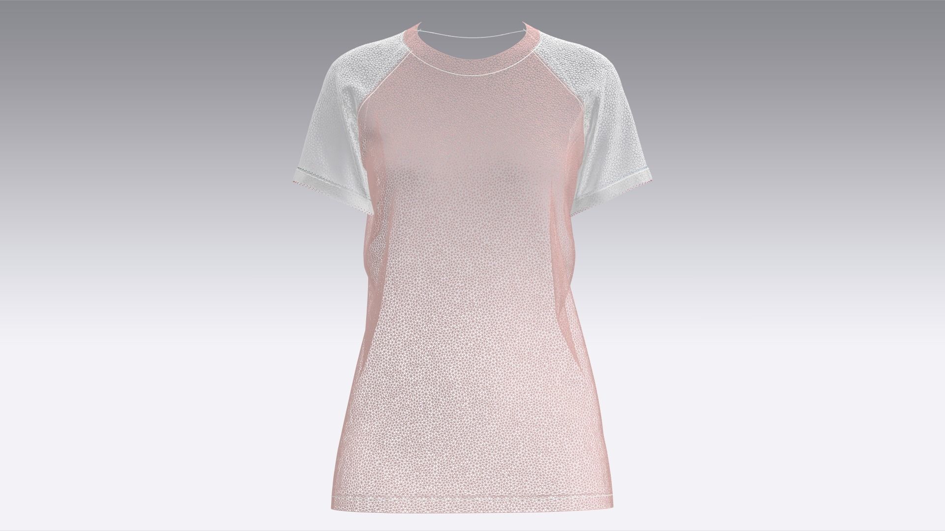 Ladies Raglan Tops 3D model_10