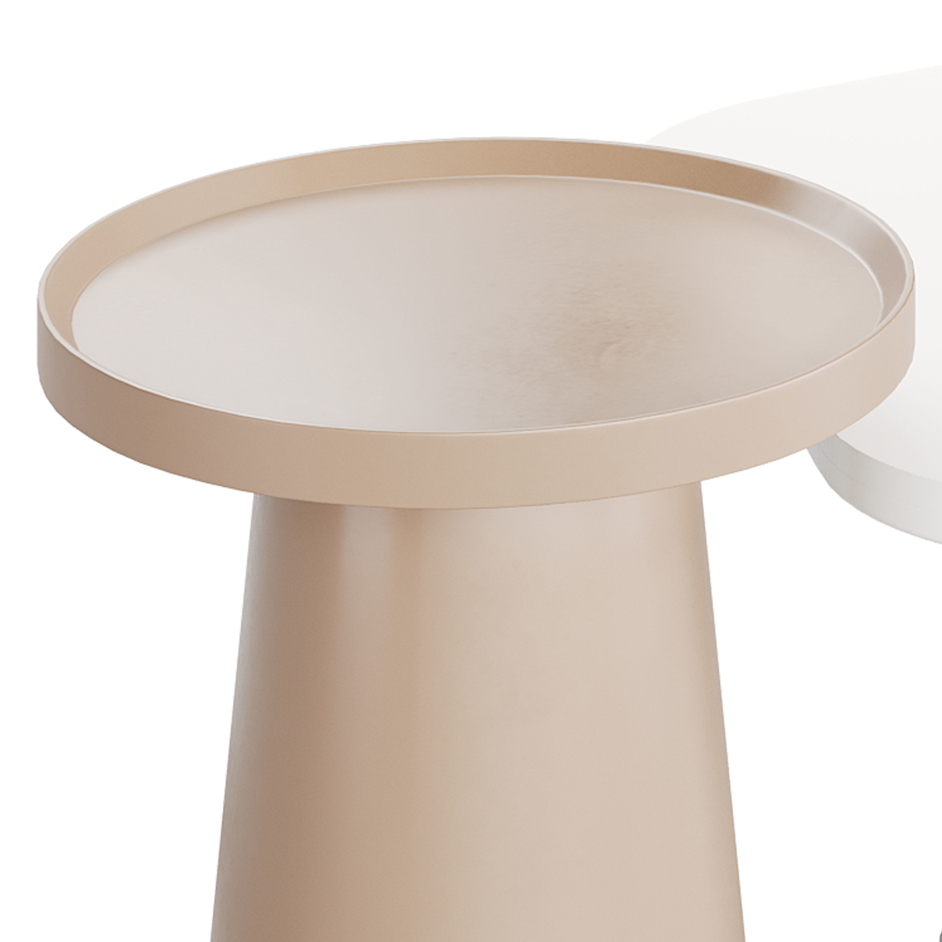 Round Cocktail Table 3D model_5