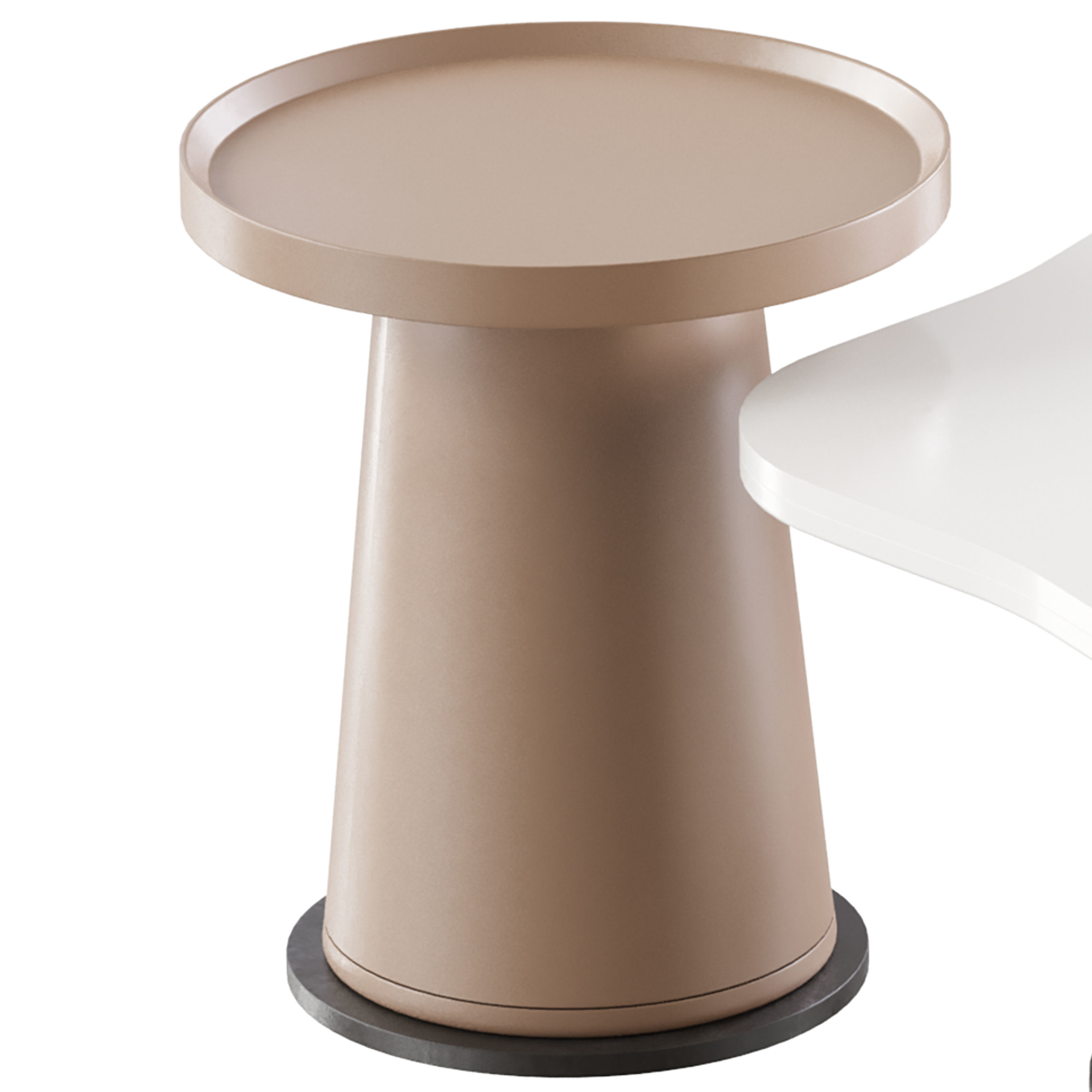 Round Cocktail Table 3D model_3