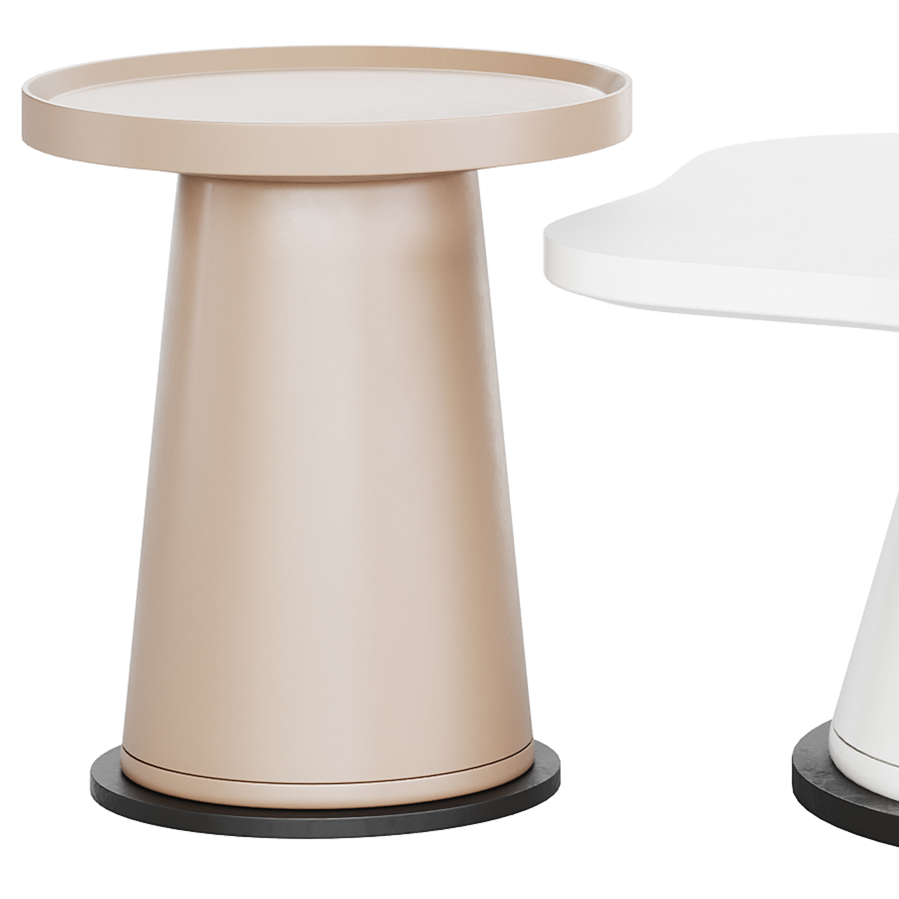 Round Cocktail Table 3D model_15