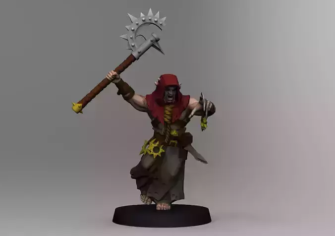 cultist 1 3D print model