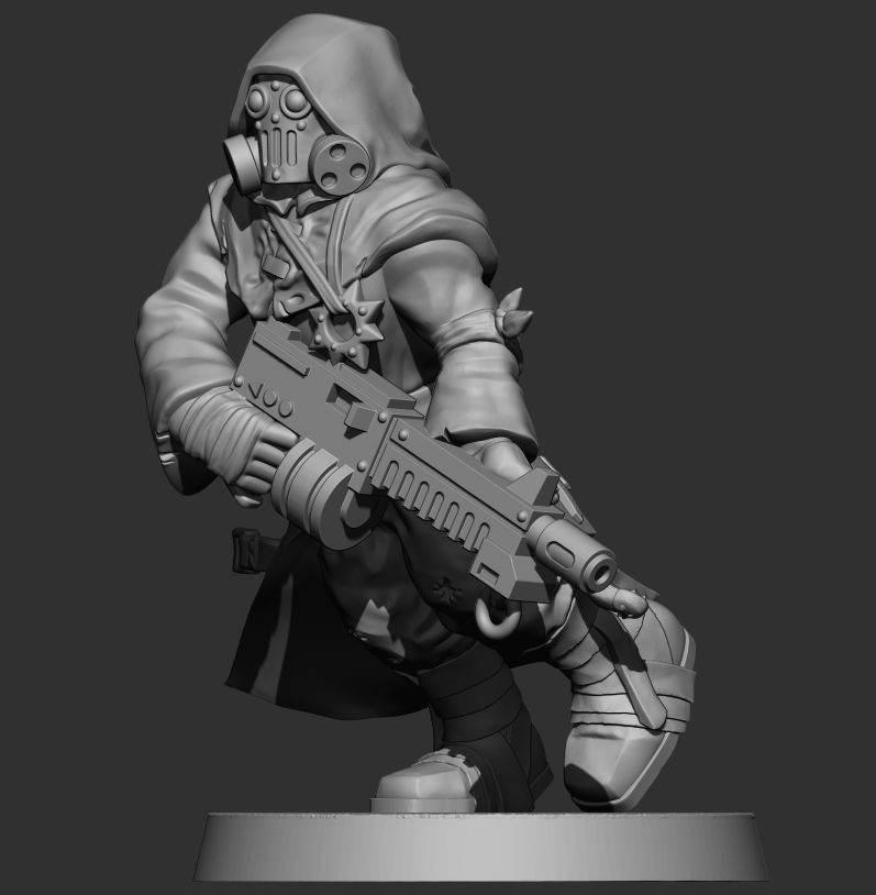 cultist 3 3D print model_1
