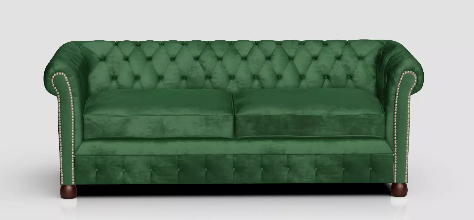 Chesterfield Sofa Low-poly 3D model
