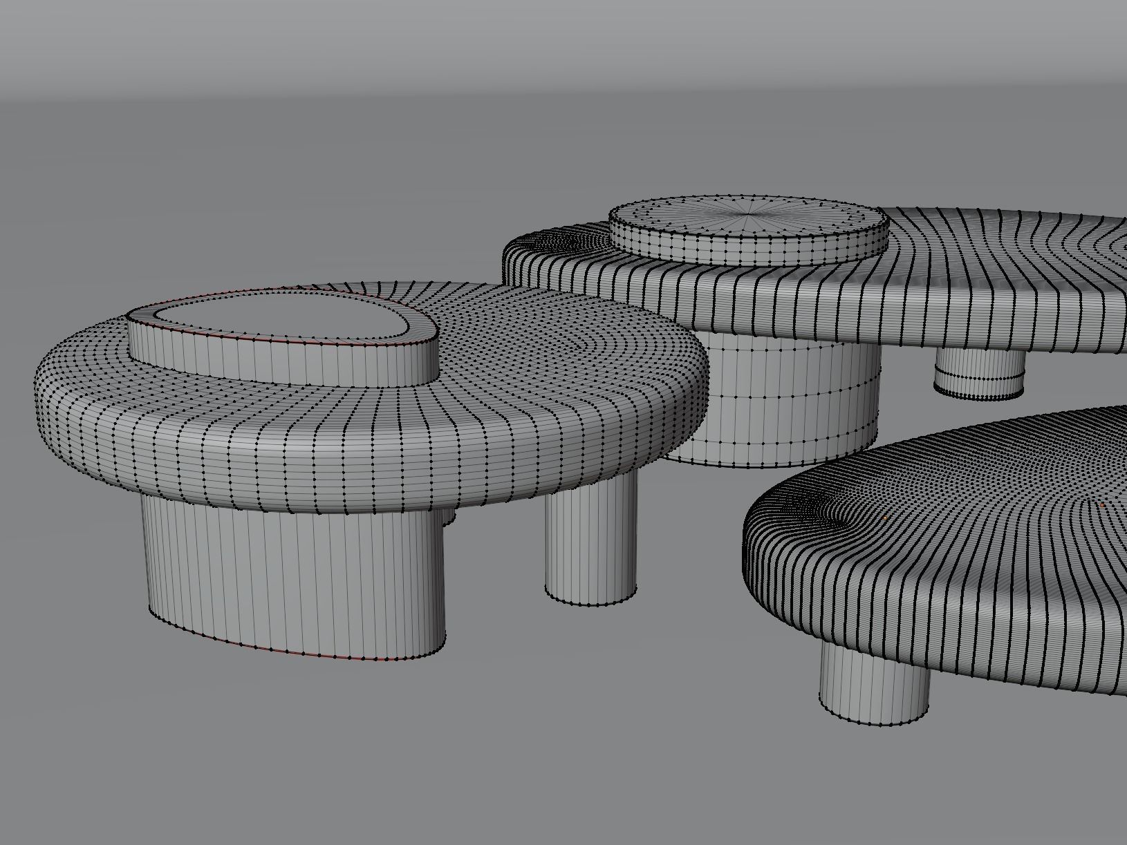 Coffee center Table 3D model_8