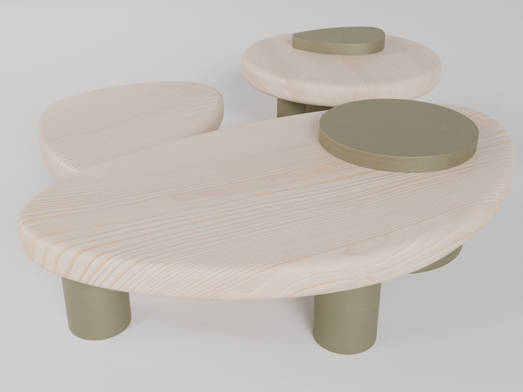 Coffee center Table 3D model_2