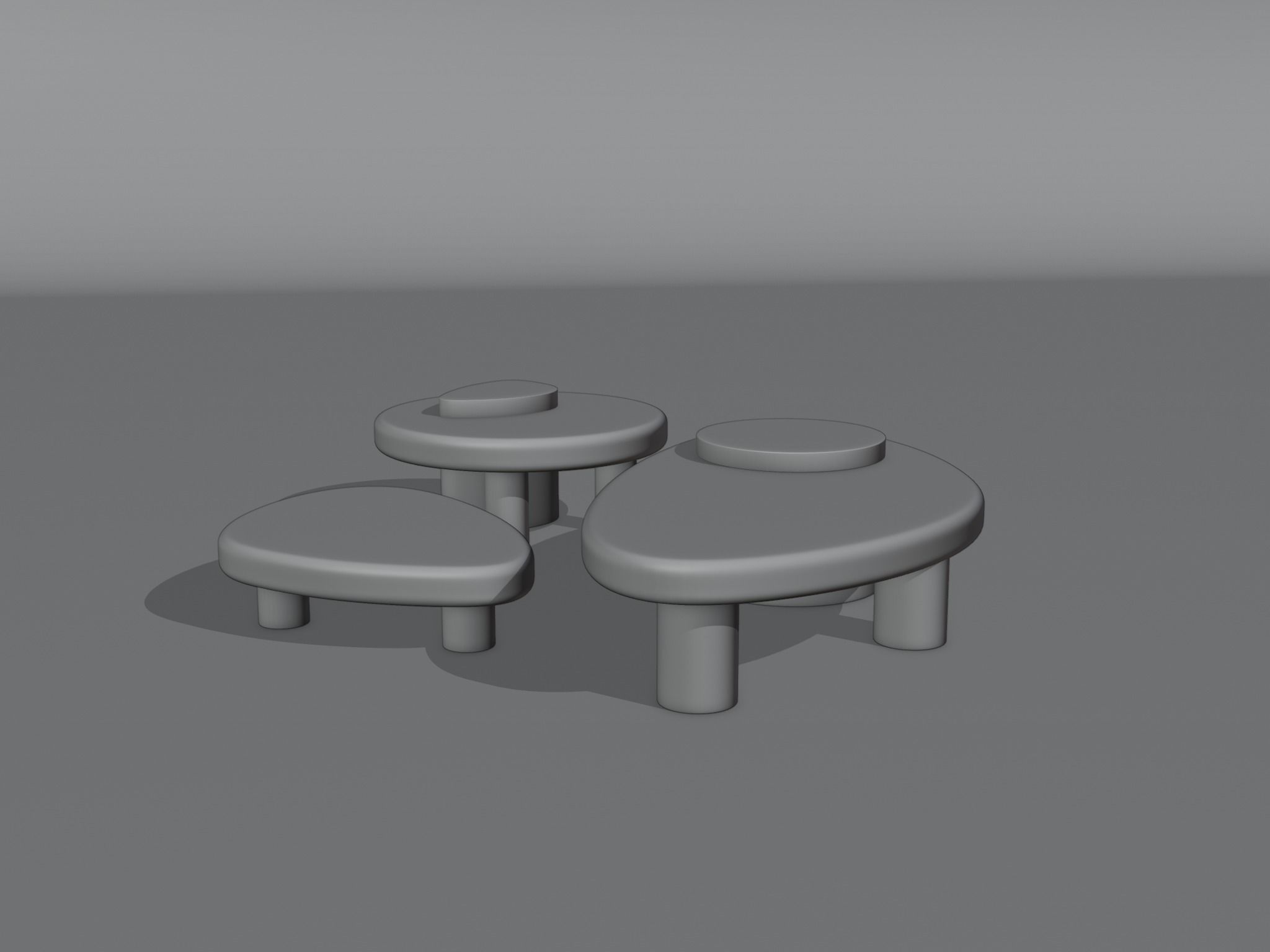 Coffee center Table 3D model_10