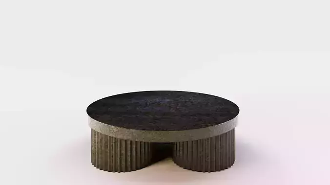 Stamped Concrete Coffee Table