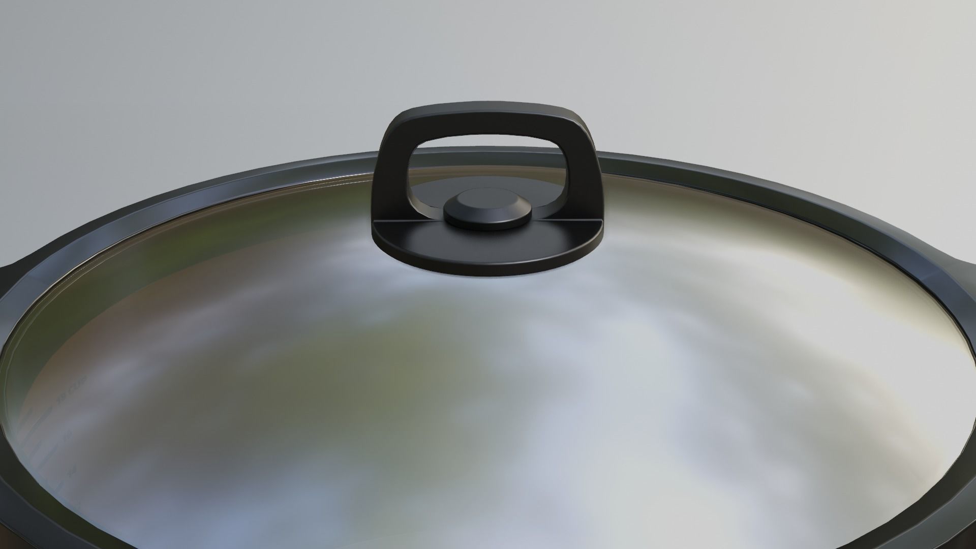 Slow Cooker Low-poly 3D model_6