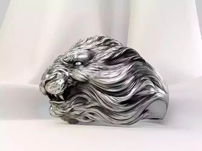Jewelry Ring Lion Modern