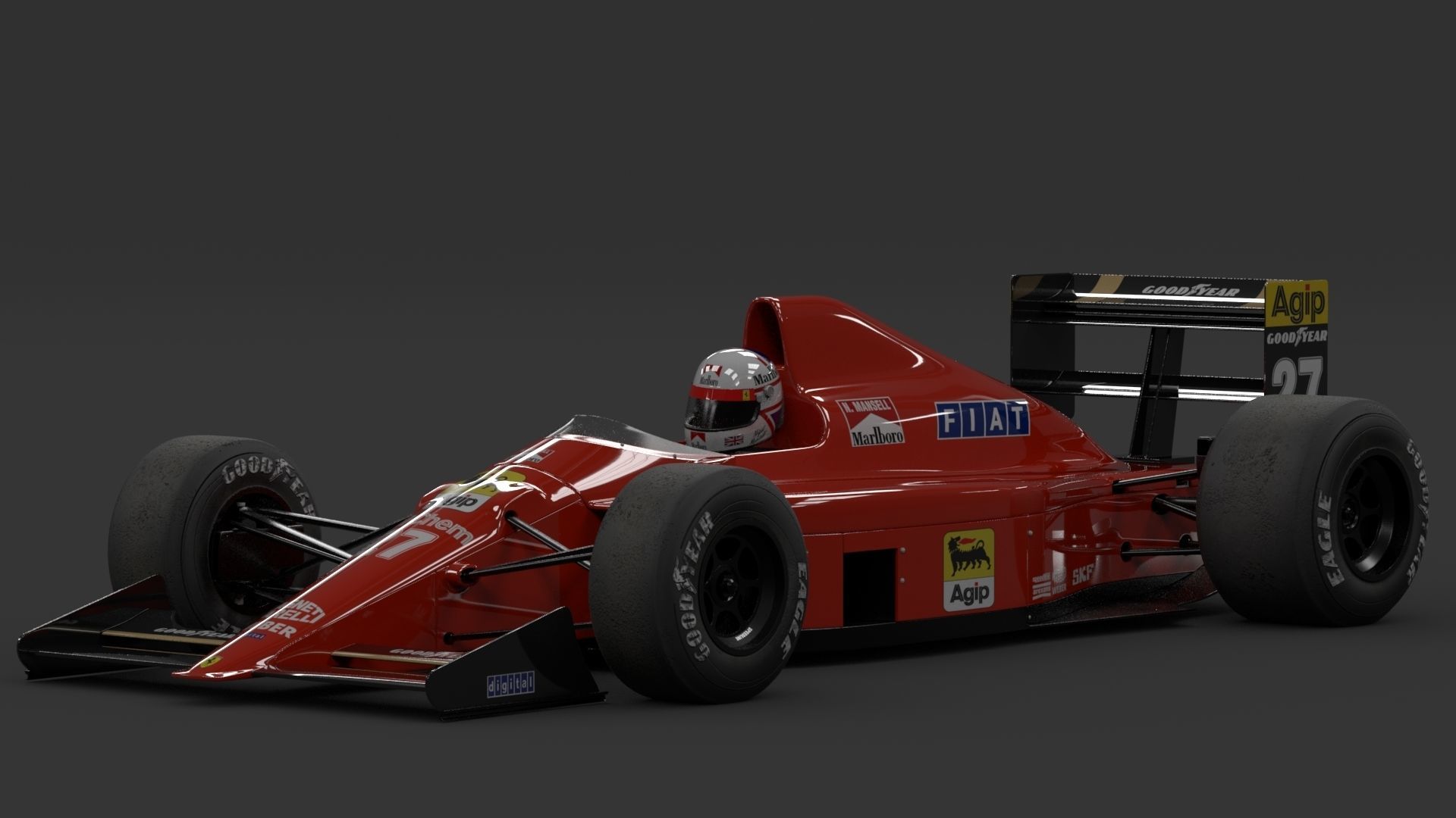 Ferrari 640 Formula-1 3D model_6