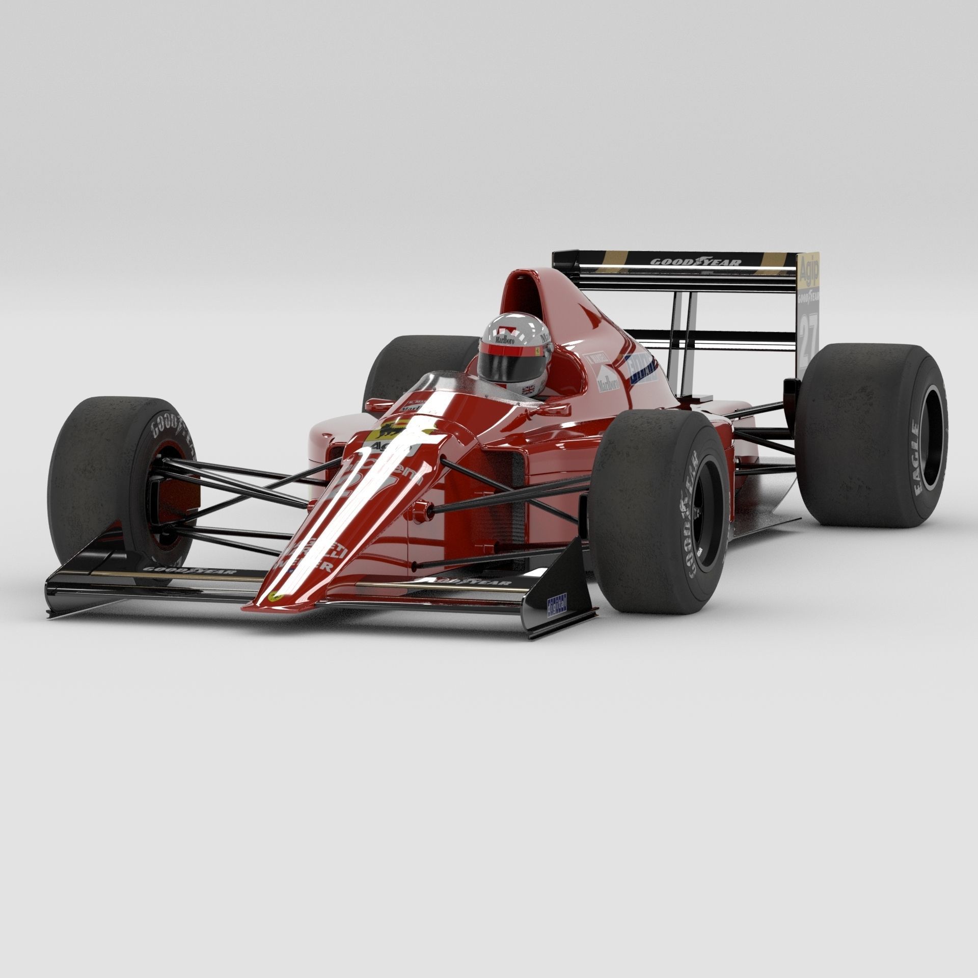 Ferrari 640 Formula-1 3D model_5