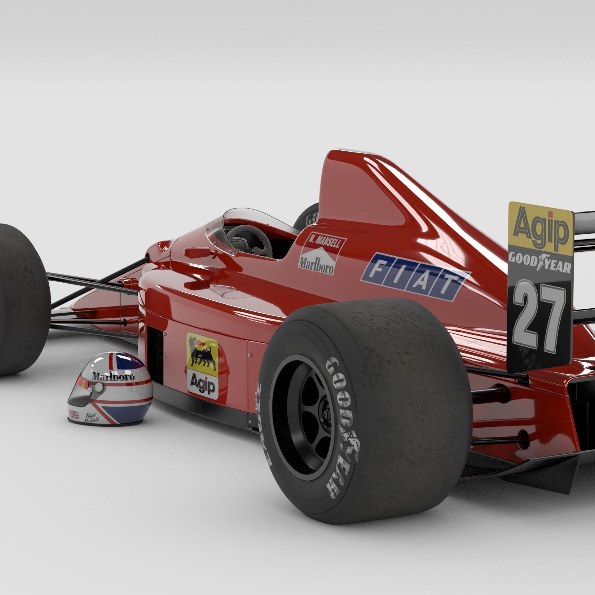 Ferrari 640 Formula-1 3D model_1