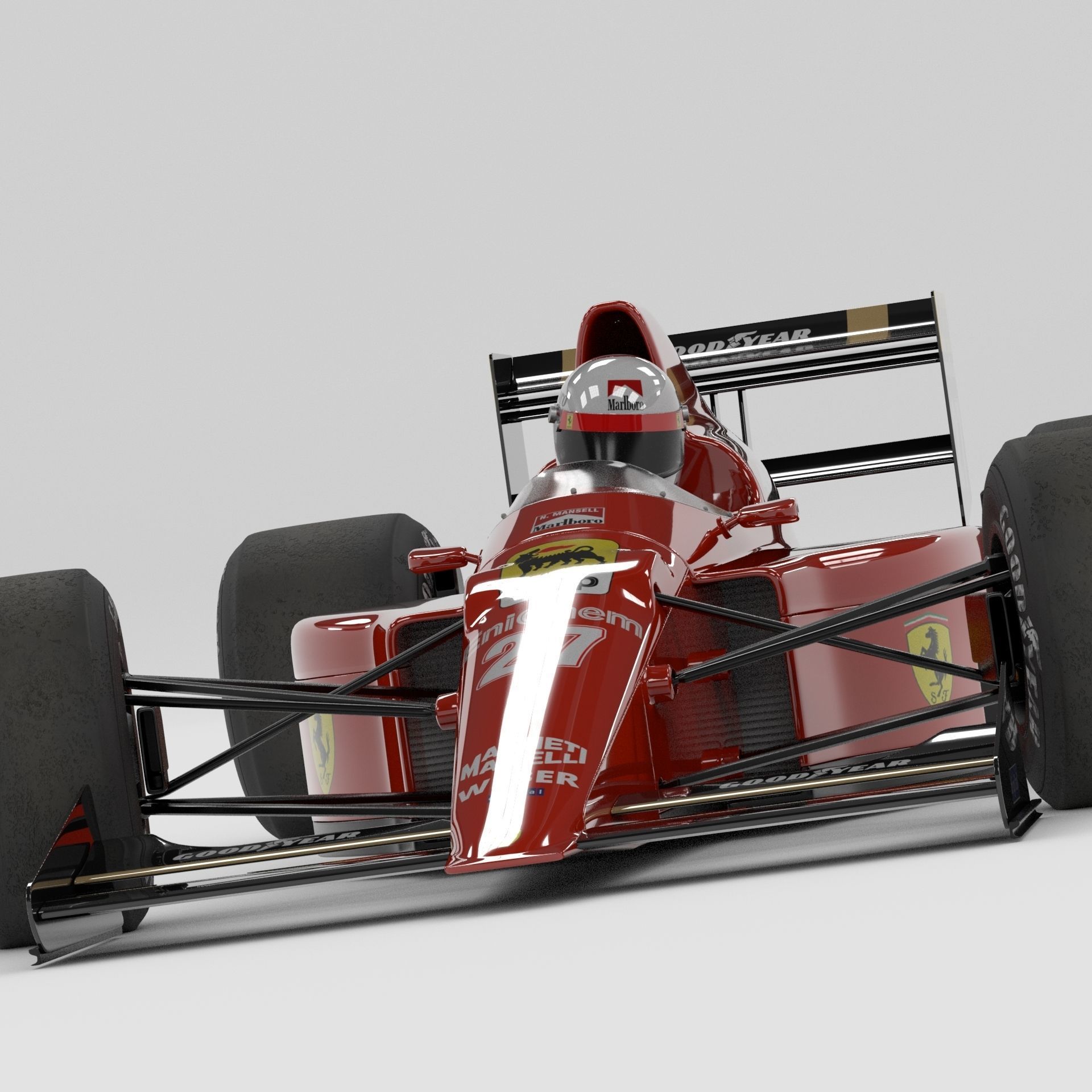 Ferrari 640 Formula-1 3D model_2