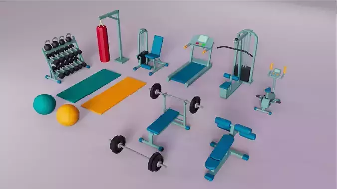 Gym Equipment Set