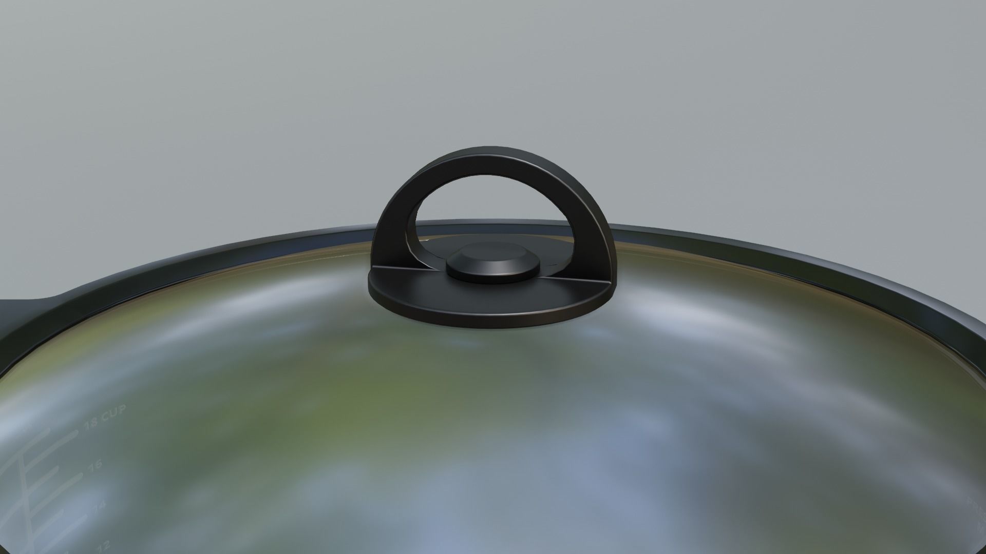 Slow Cooker Low-poly 3D model_6