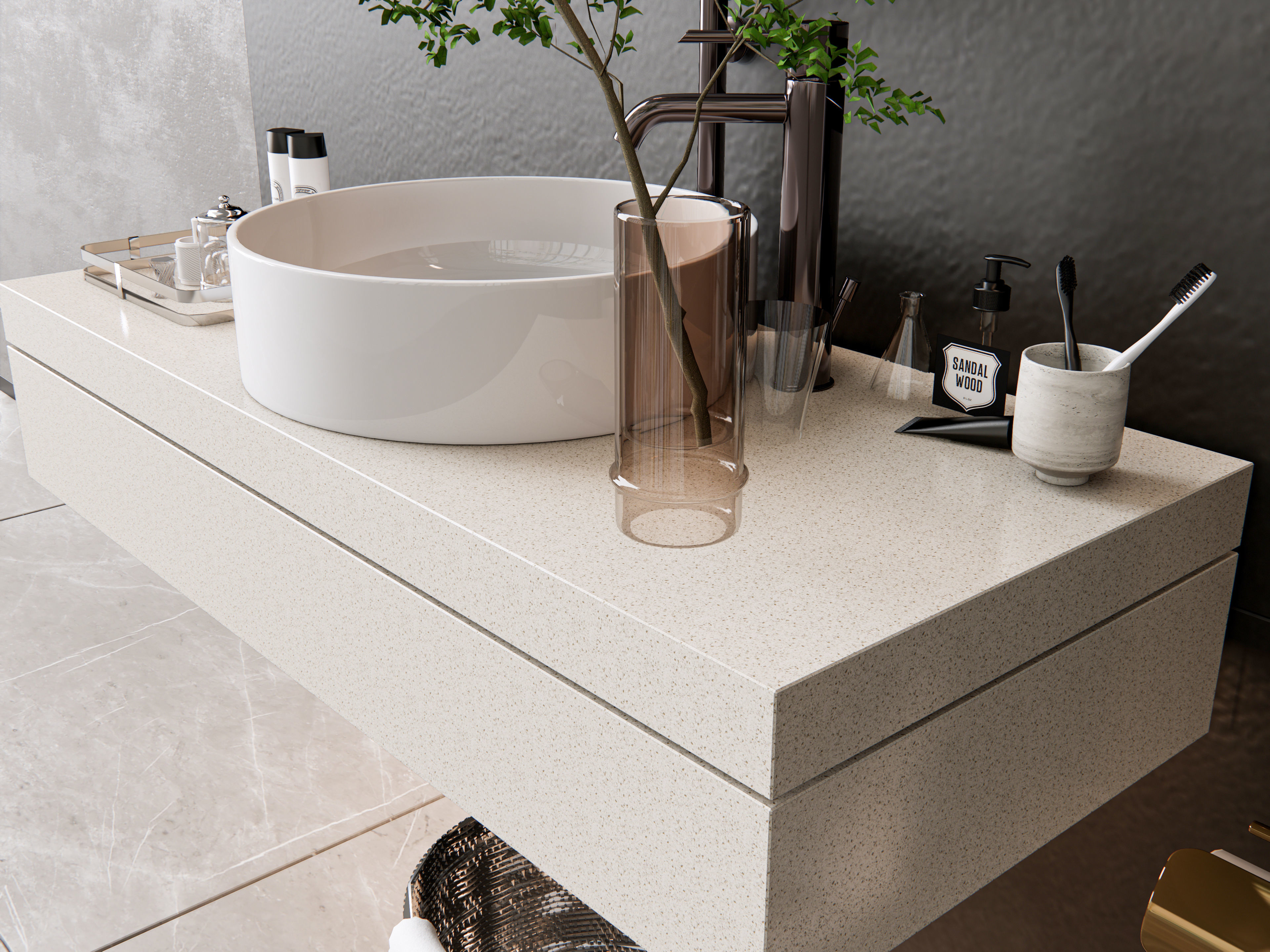 Vanity bathroom set 2 3D model_3