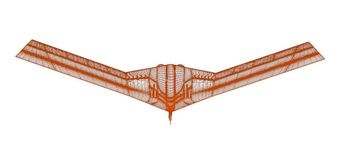 P-175 POLECAT UAV SKUNK WORKS - Low-poly 3D model_20