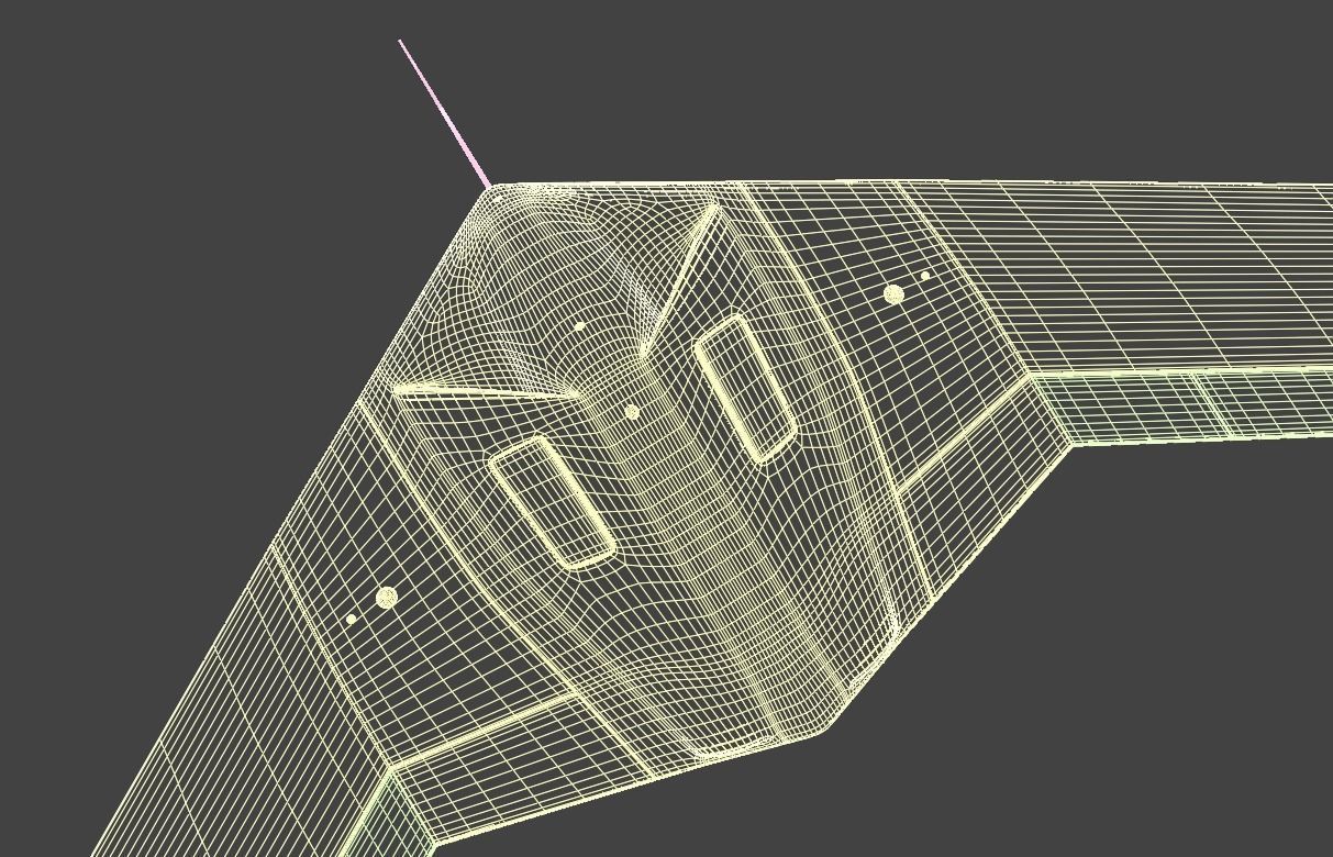 P-175 POLECAT UAV SKUNK WORKS - Low-poly 3D model_36