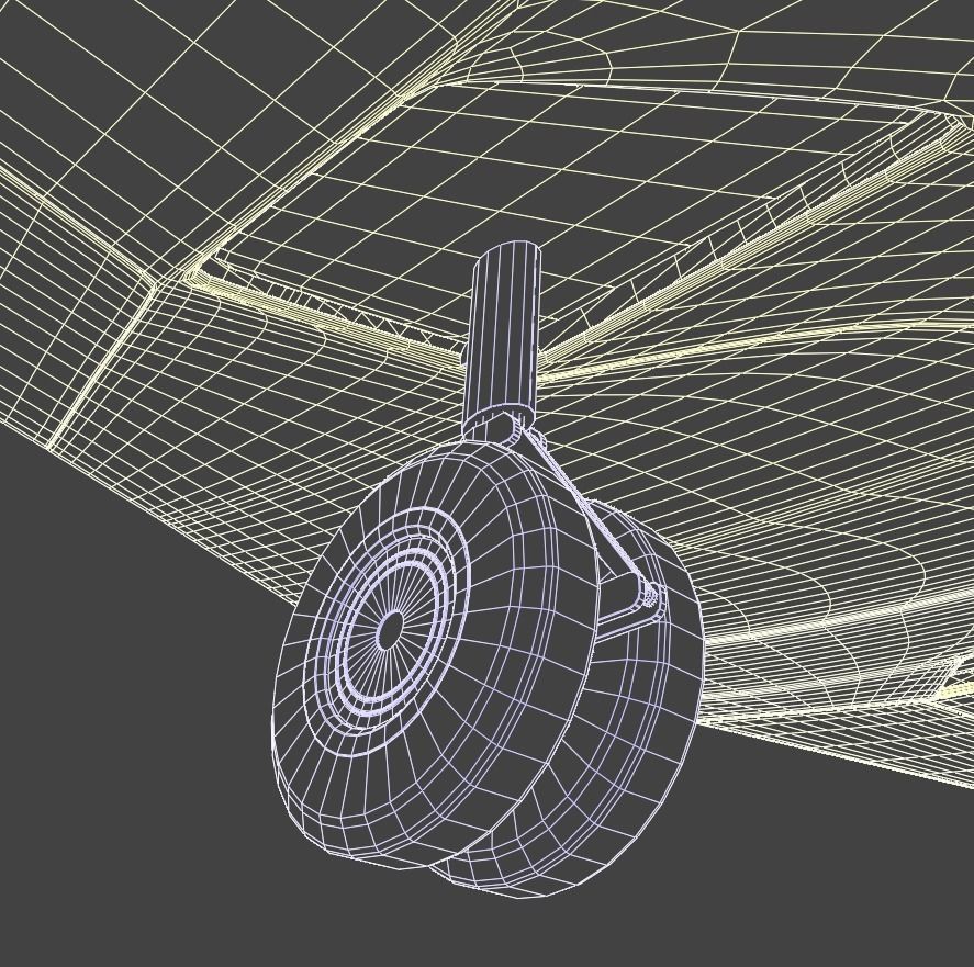 P-175 POLECAT UAV SKUNK WORKS - Low-poly 3D model_37