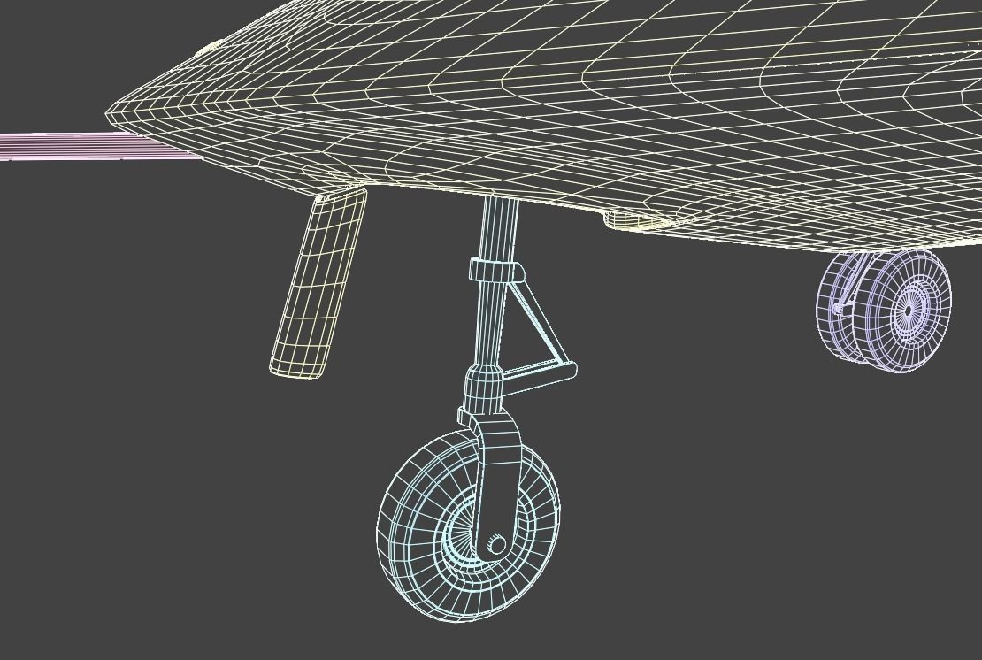 P-175 POLECAT UAV SKUNK WORKS - Low-poly 3D model_32