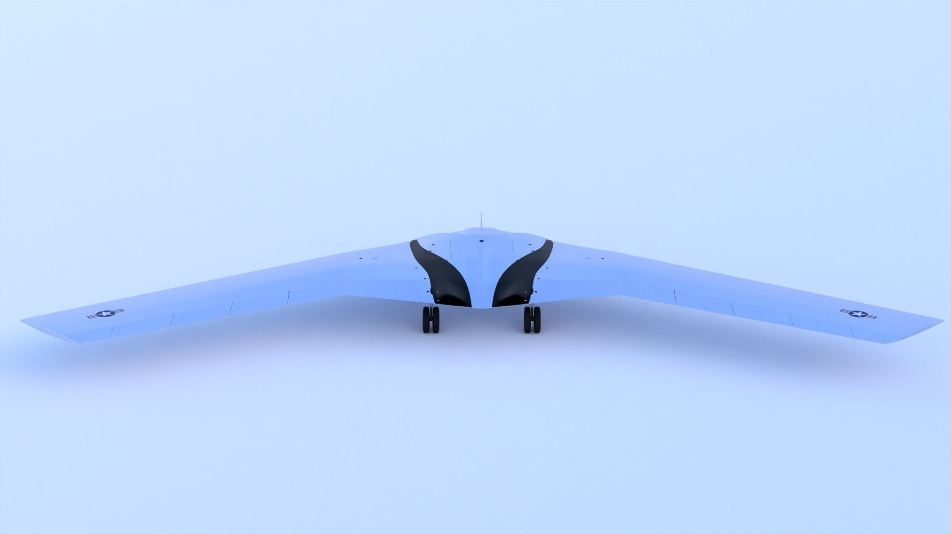 P-175 POLECAT UAV SKUNK WORKS - Low-poly 3D model_4